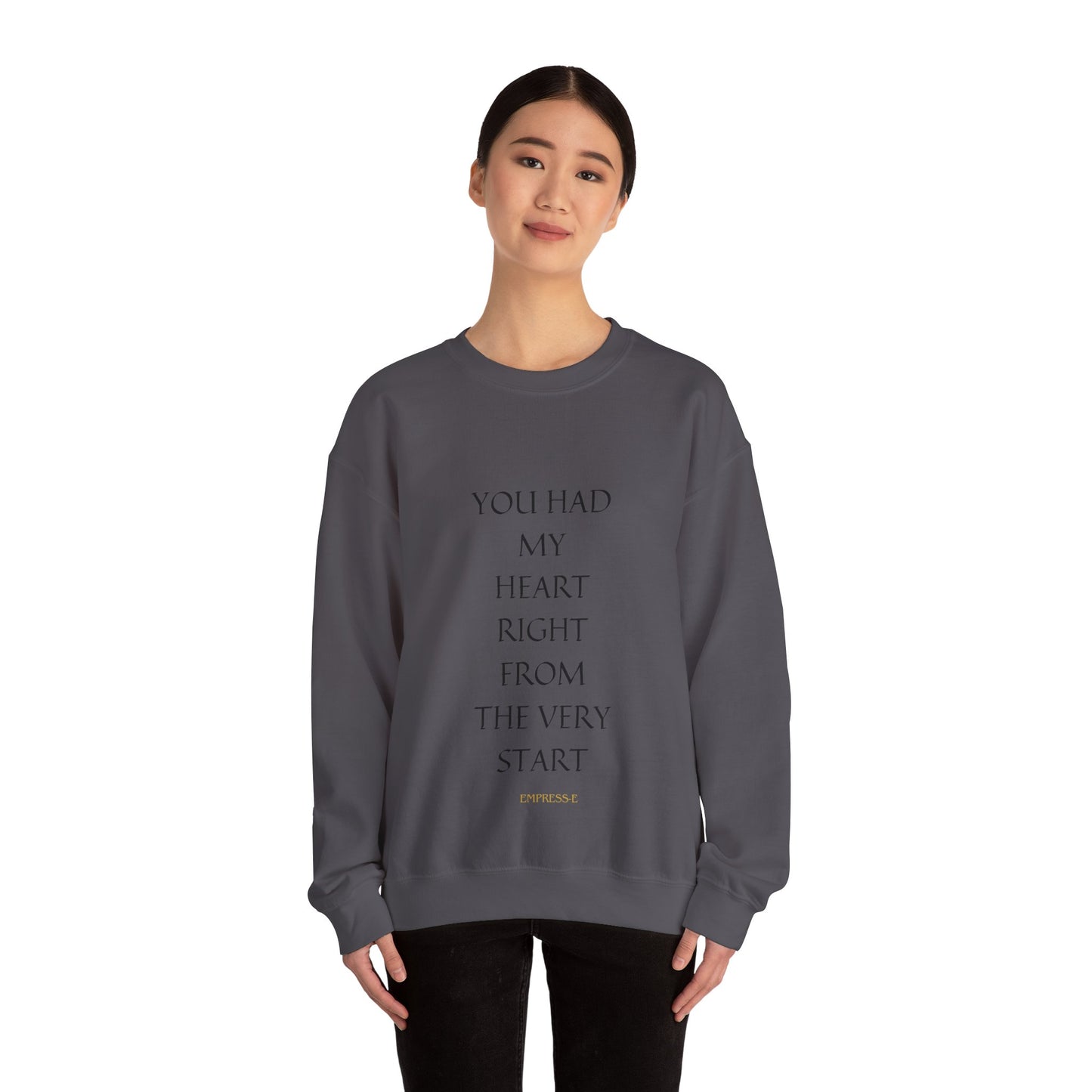 Soulmate Unisex Sweatshirt - You Had My Heart From the Start