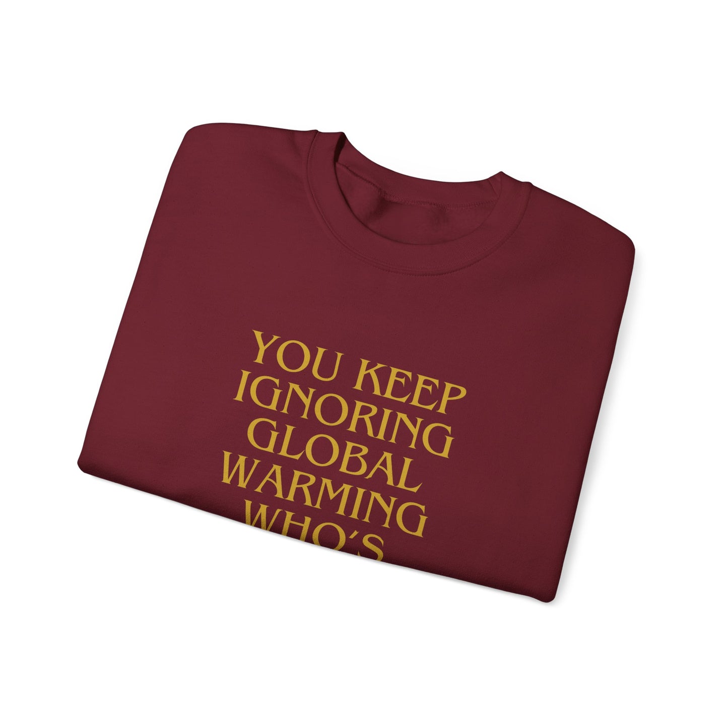 Unisex Heavy Blend™ Crewneck Sweatshirt,Global warming.Save the world