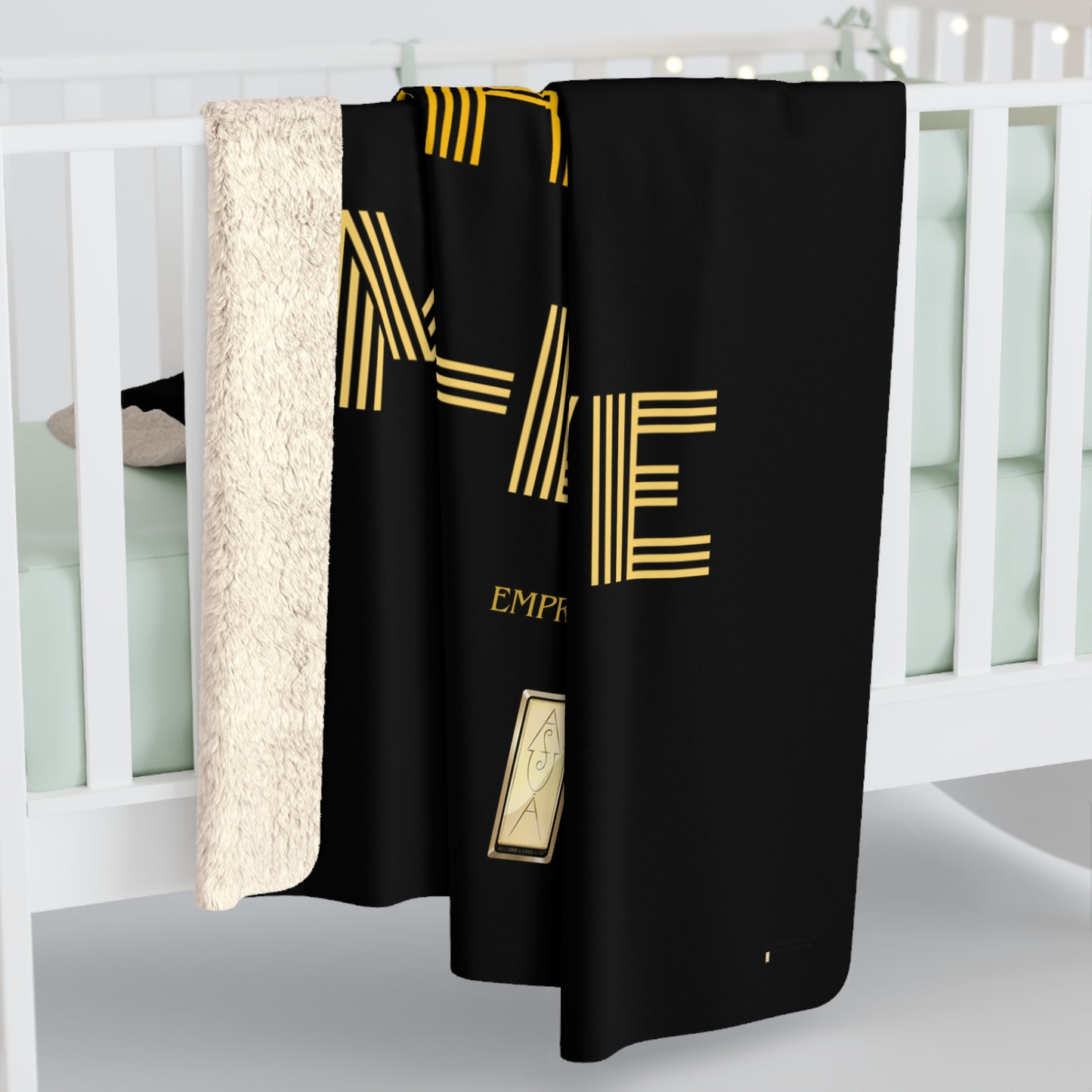 Sherpa Fleece Blanket -Light up my life show me love