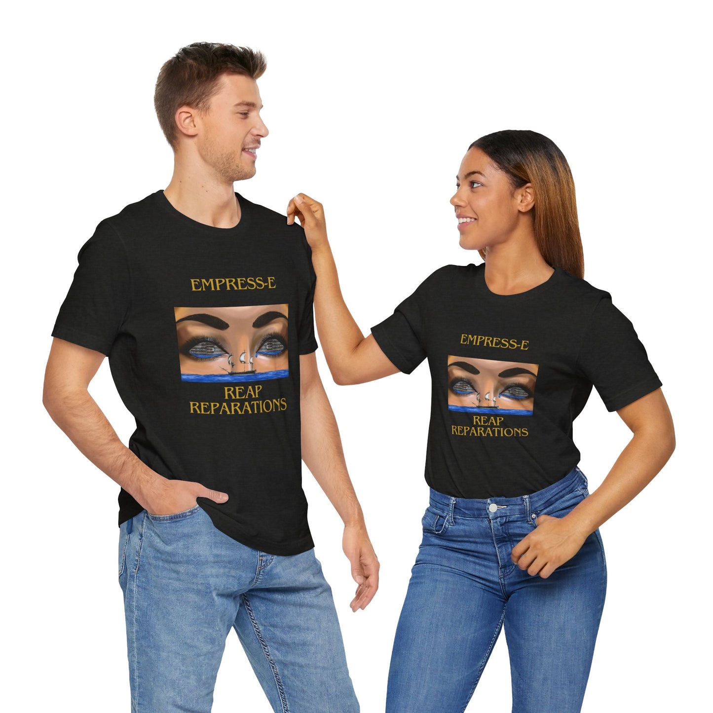 T-Shirt REAP REPARATIONS Crying Eyes Unisex Jersey Short Sleeve Tee