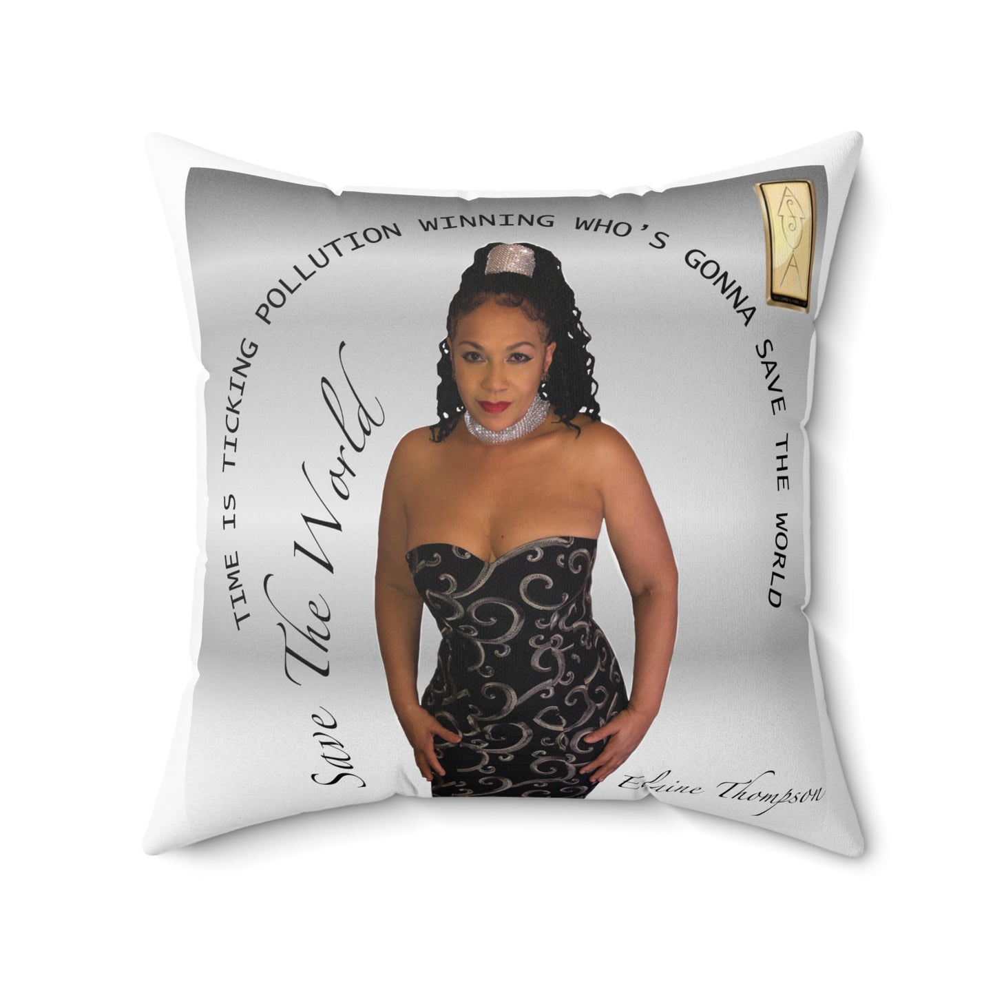 Pillow - SAVE THE WORLD Design