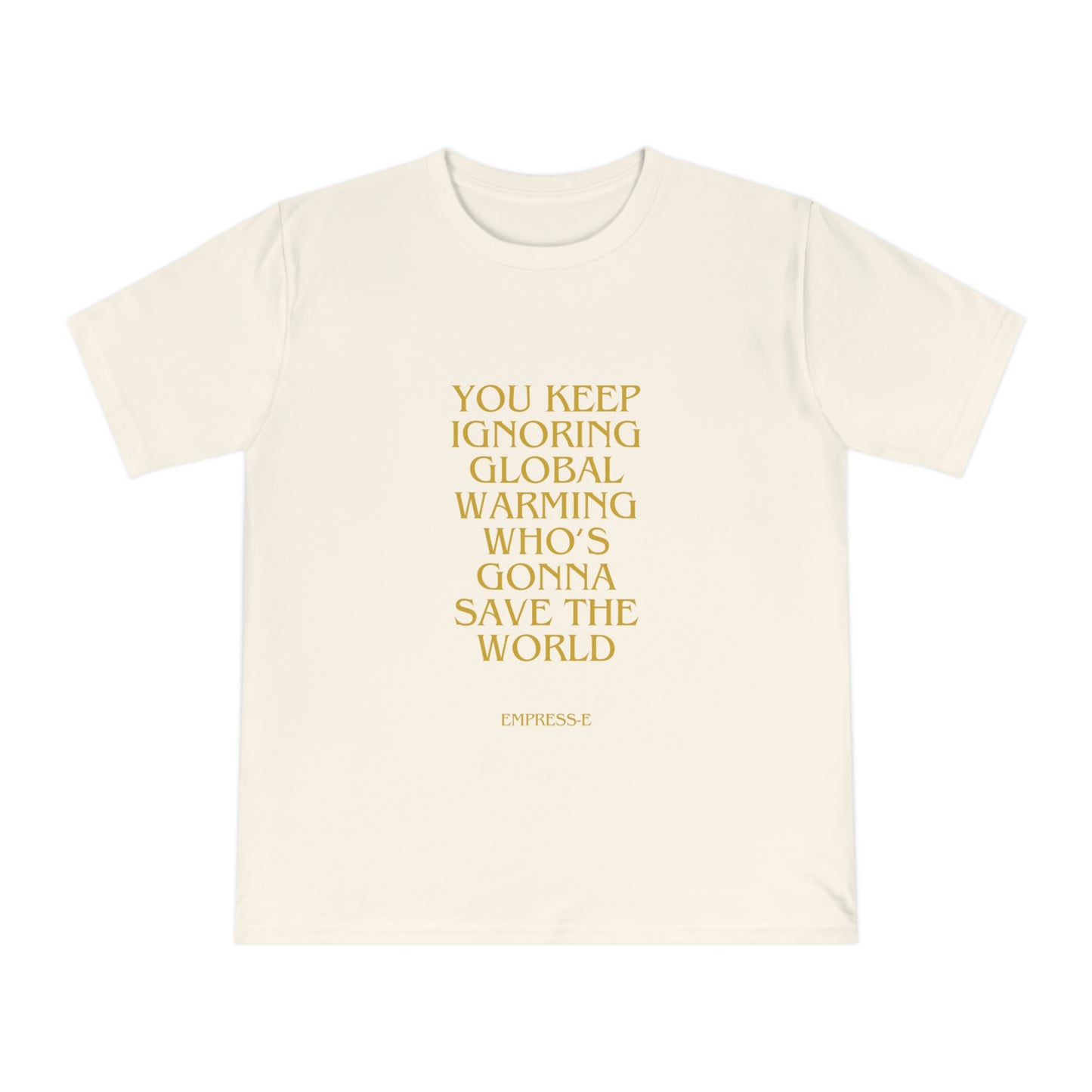 T-Shirt - GLOBAL WARMING TIME IS TICKING