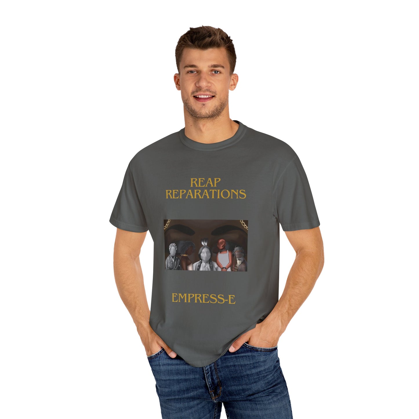 REAP REPARATIONS Unisex T-shirt for Black History, Civil Rights,Juneteenth, BLM