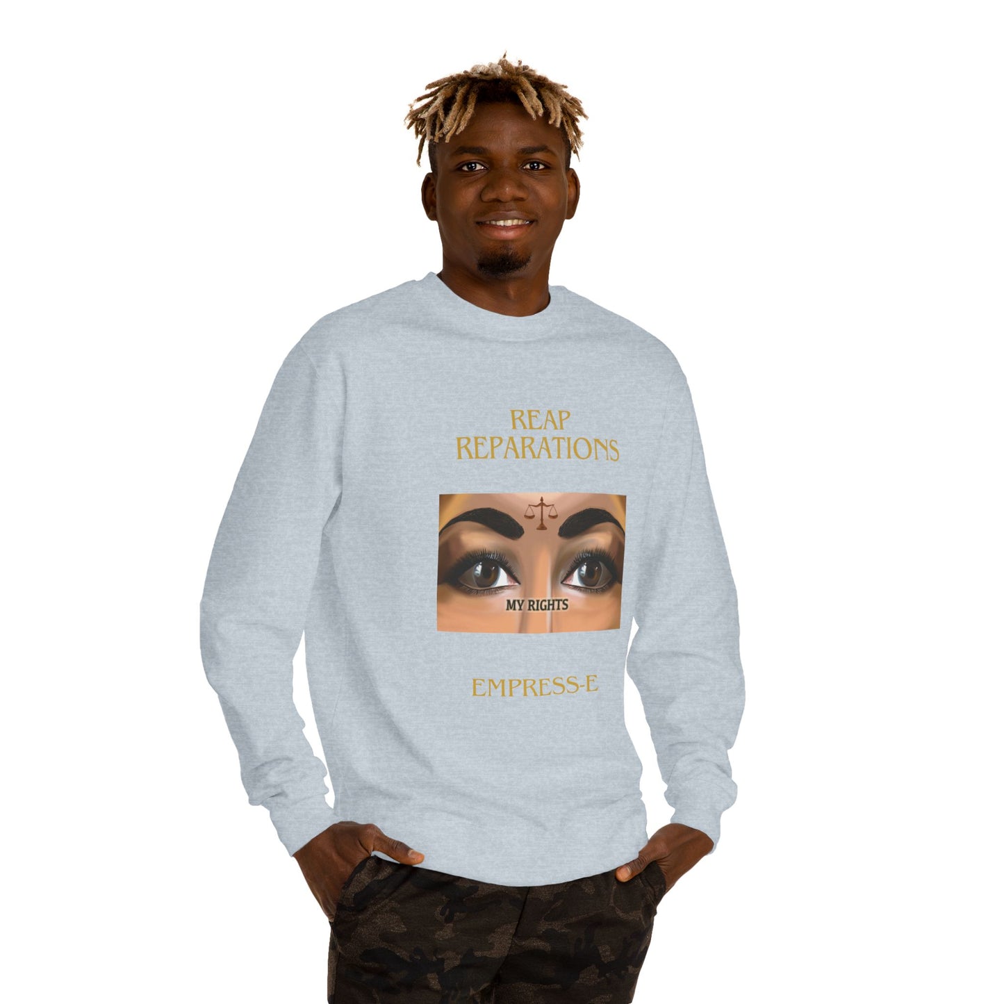 Black History Empress-E Unisex Crew Neck Sweatshirt -My Rights Reparations