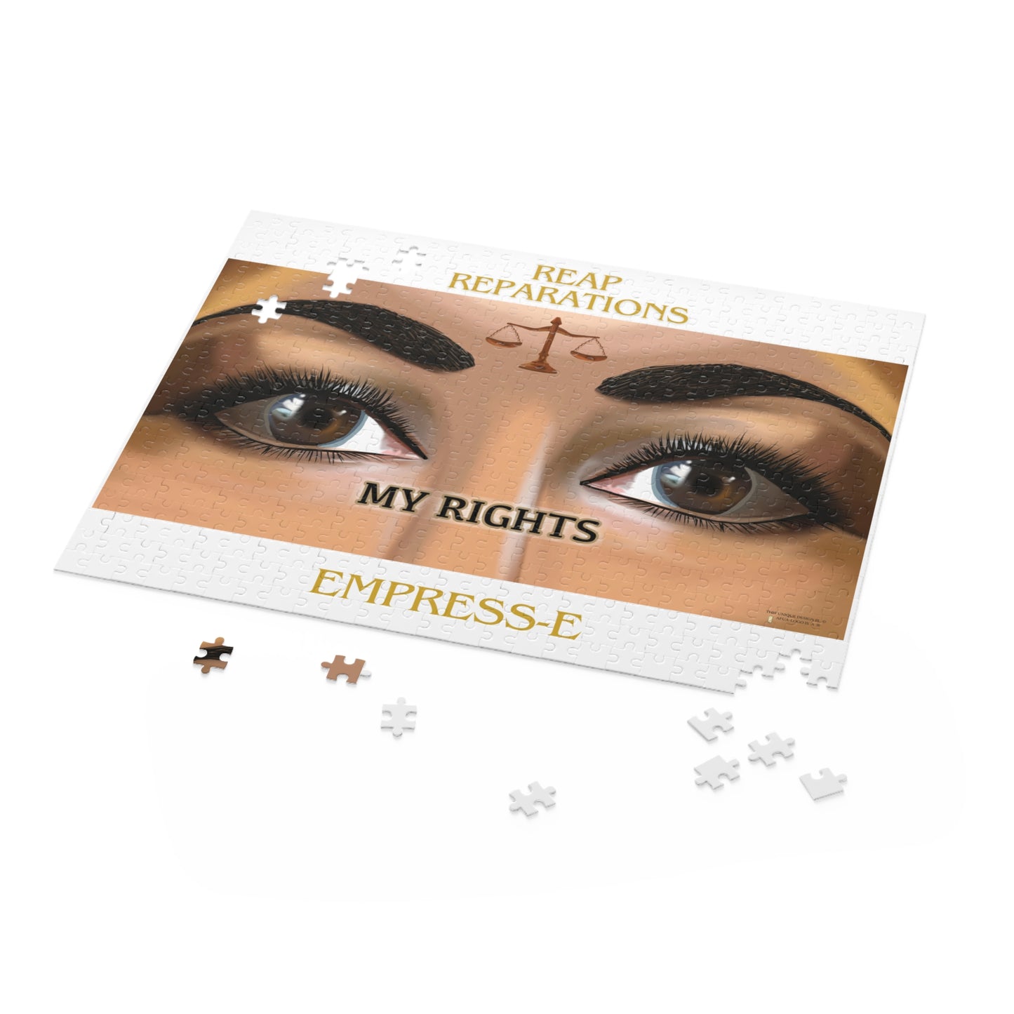 Puzzle, Black History MY RIGHTS Reap Reparations, Jigsaw, Educational Toy,