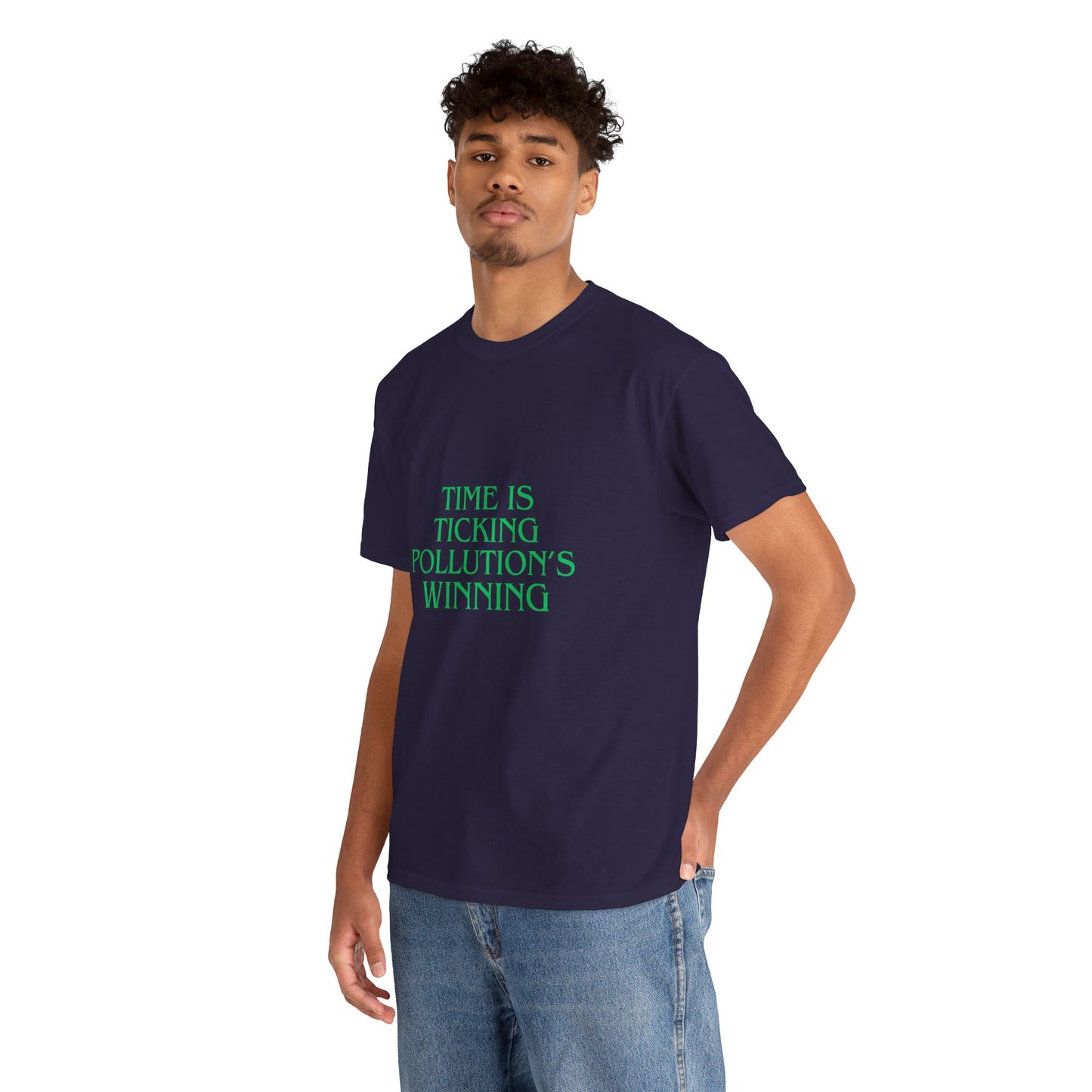 Unisex Heavy Cotton Tee, Time is ticking