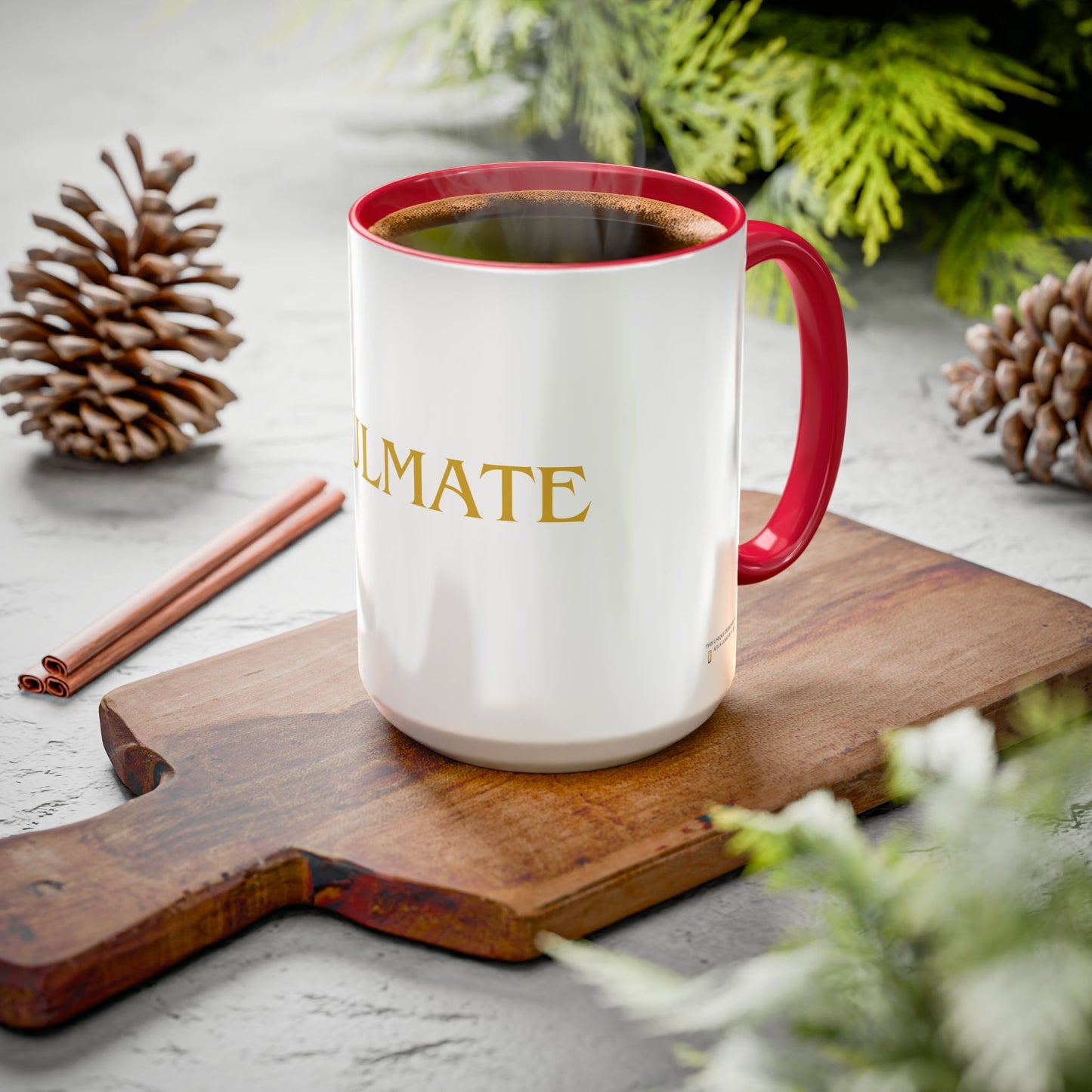 Mug - Colorful 11oz SOULMATE Love Gift for Couples
