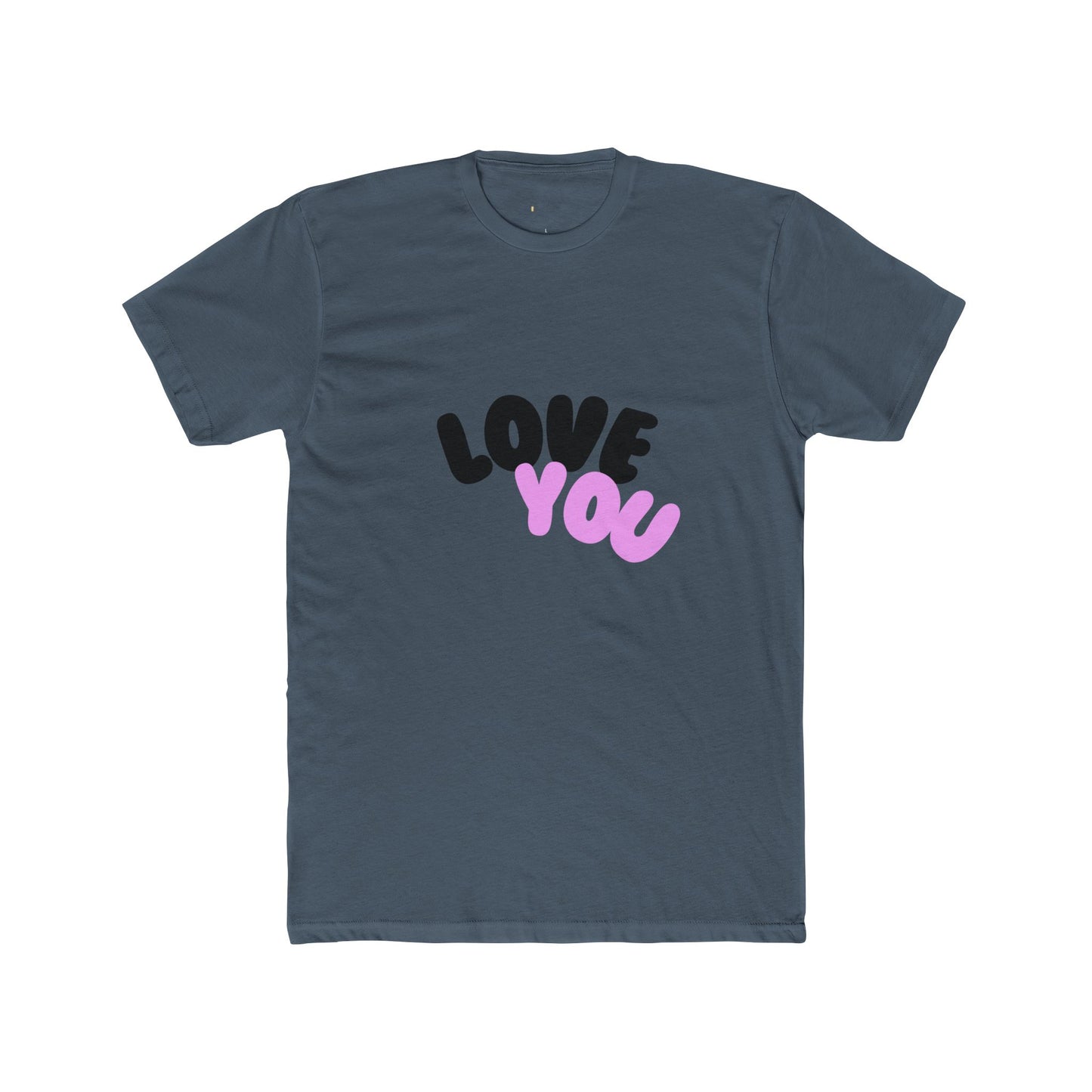 Love You Unisex Cotton Crew Tee - AFUA, Graphic T-Shirt, Valentine's Day Gift, Personalized Shirt, Love Tee, African American Art Shirt