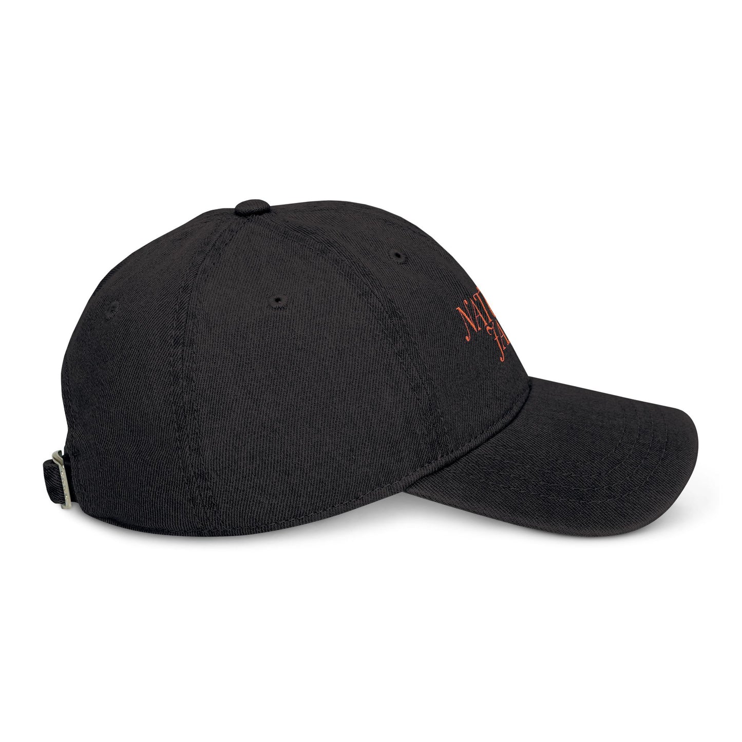 Natural Jazz Embroidered Denim Hat - Casual Unisex Style