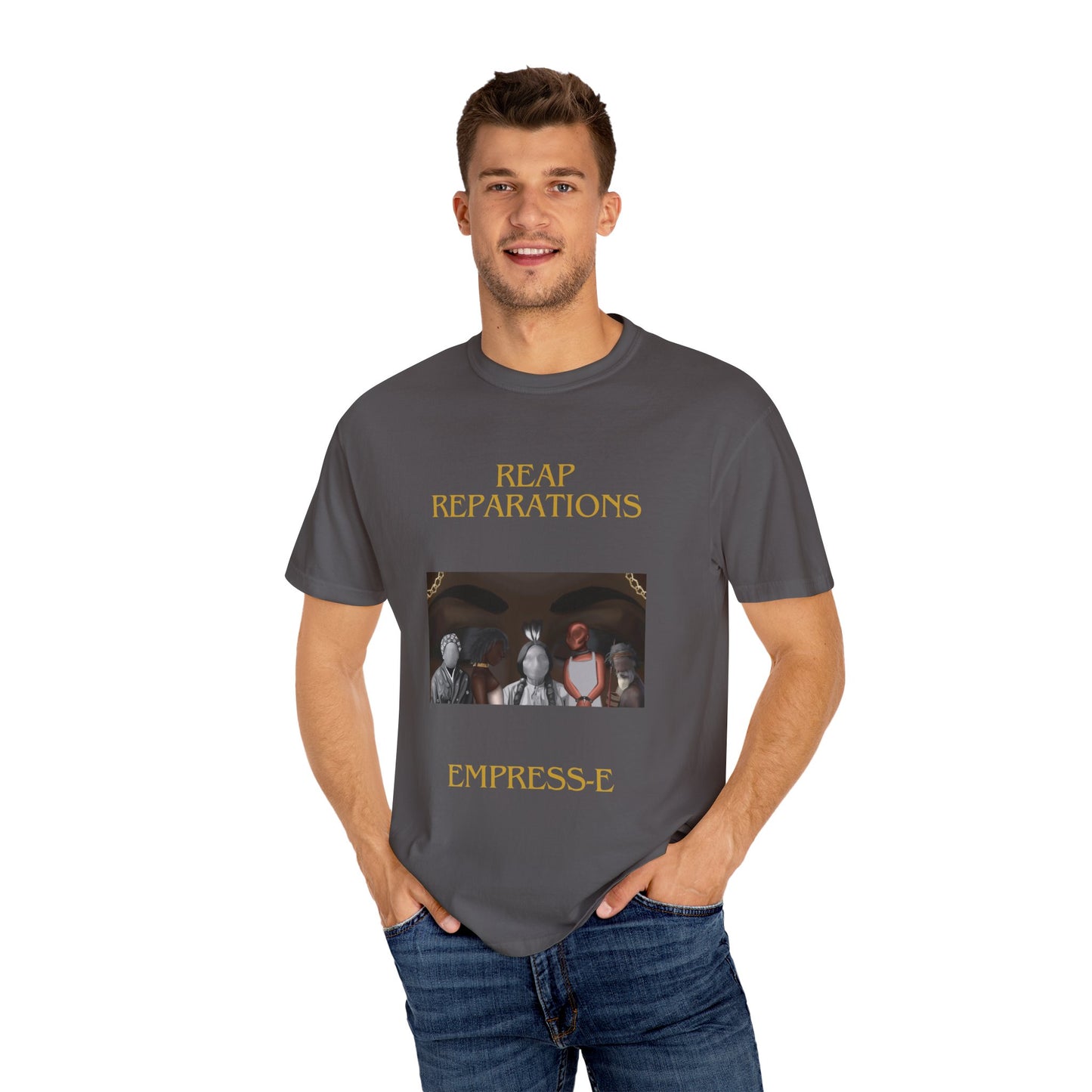 REAP REPARATIONS Unisex T-shirt for Black History, Civil Rights,Juneteenth, BLM