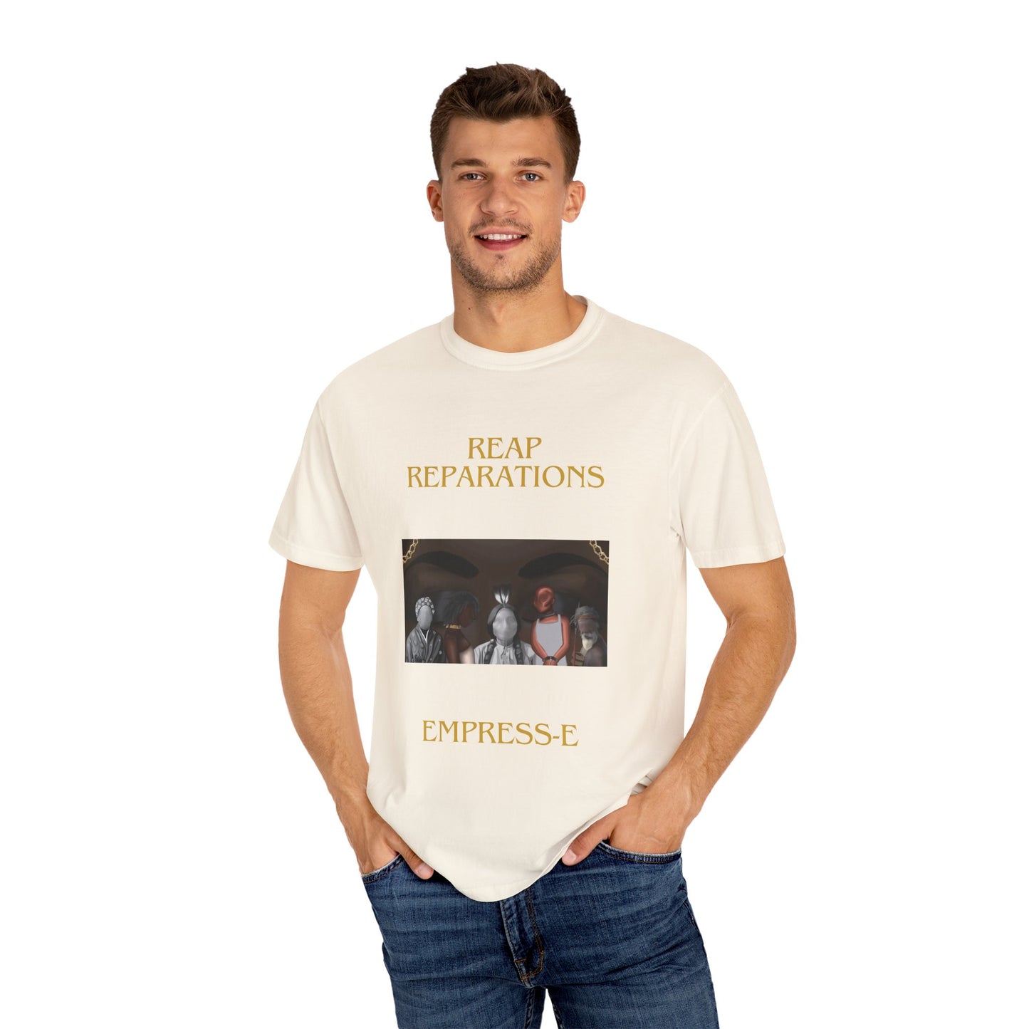 REAP REPARATIONS Unisex T-shirt for Black History, Civil Rights,Juneteenth, BLM