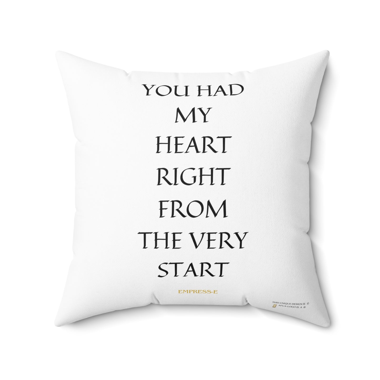 Square Pillow Soulmate Design