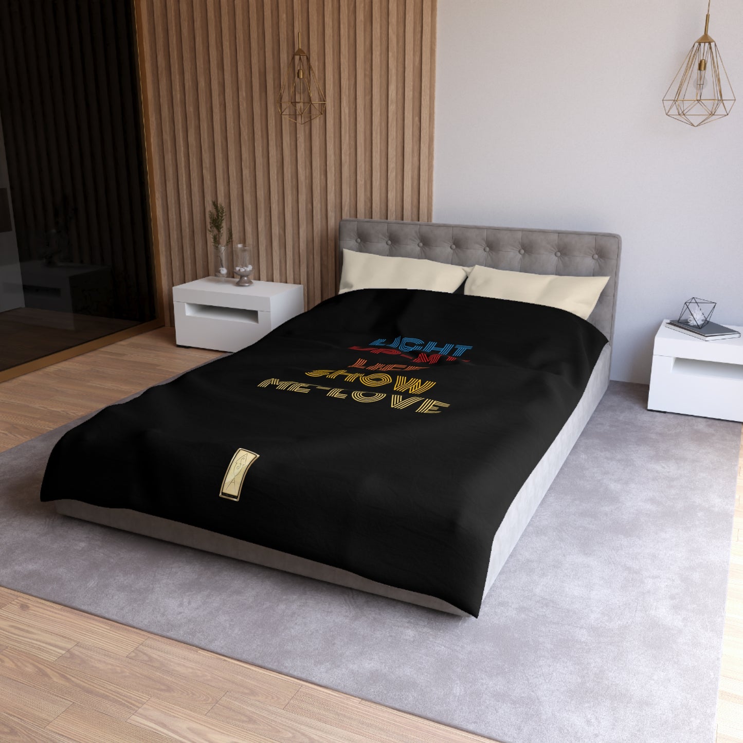 Duvet Cover - Live Life and Love - EMPRESS-E -LIGHT UP MY LIFE