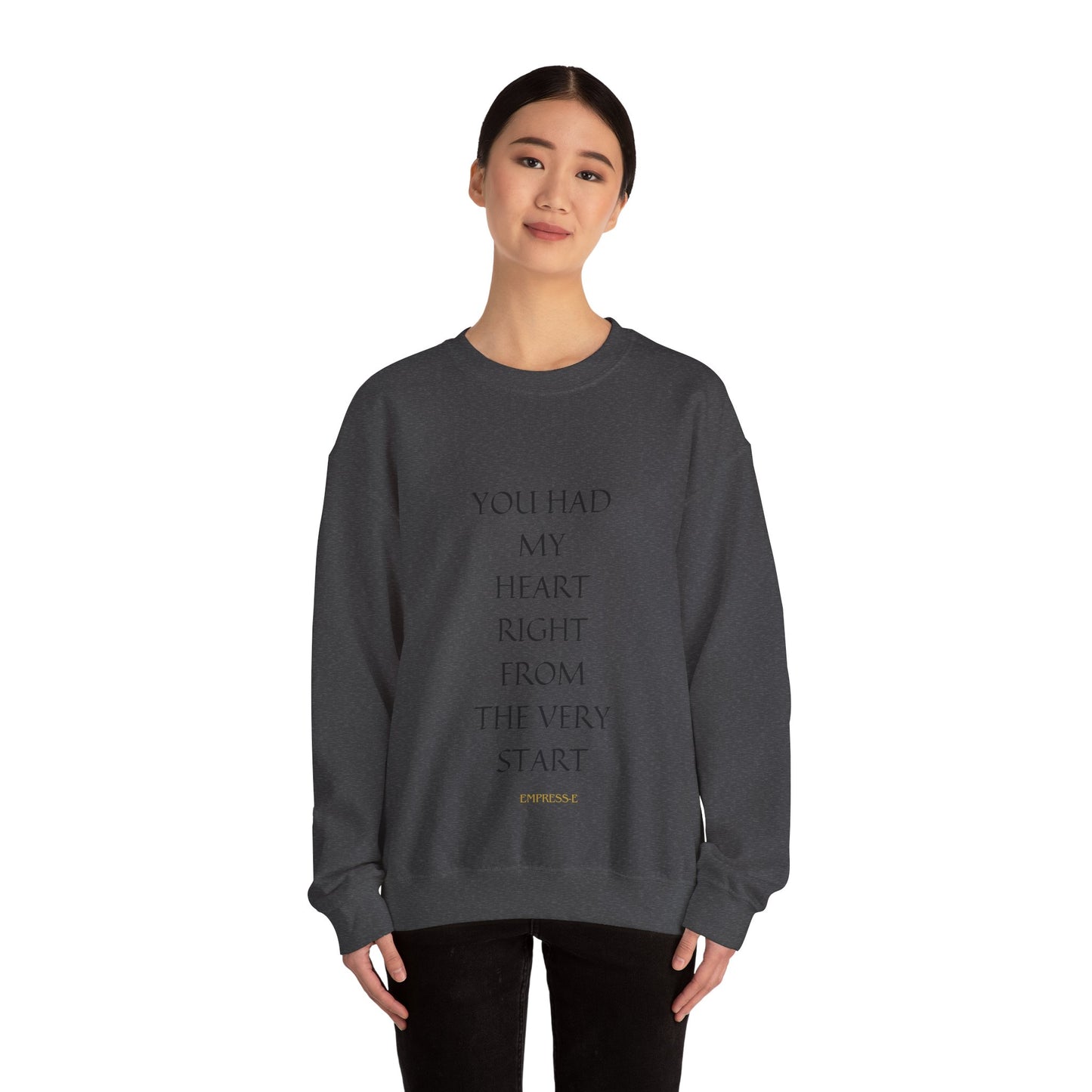 Soulmate Unisex Sweatshirt - You Had My Heart From the Start