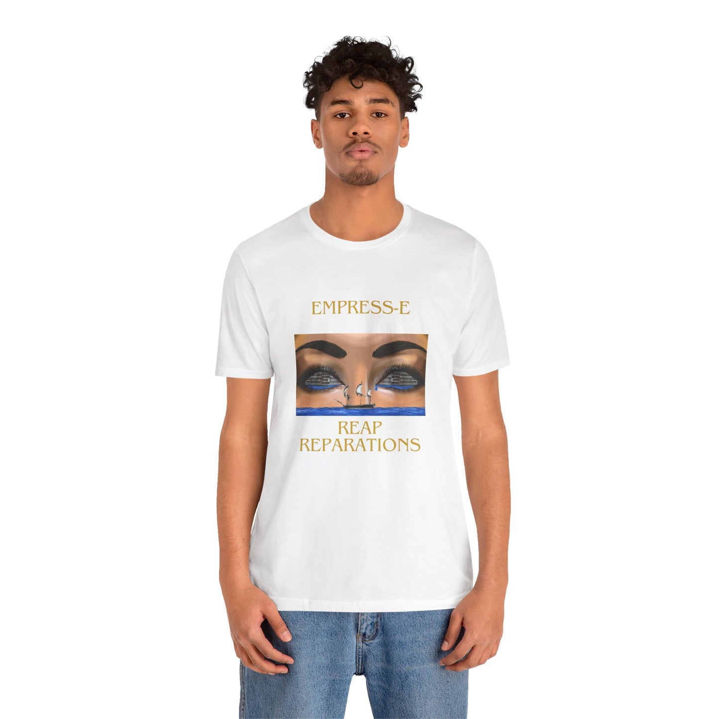 T-Shirt REAP REPARATIONS Crying Eyes Unisex Jersey Short Sleeve Tee