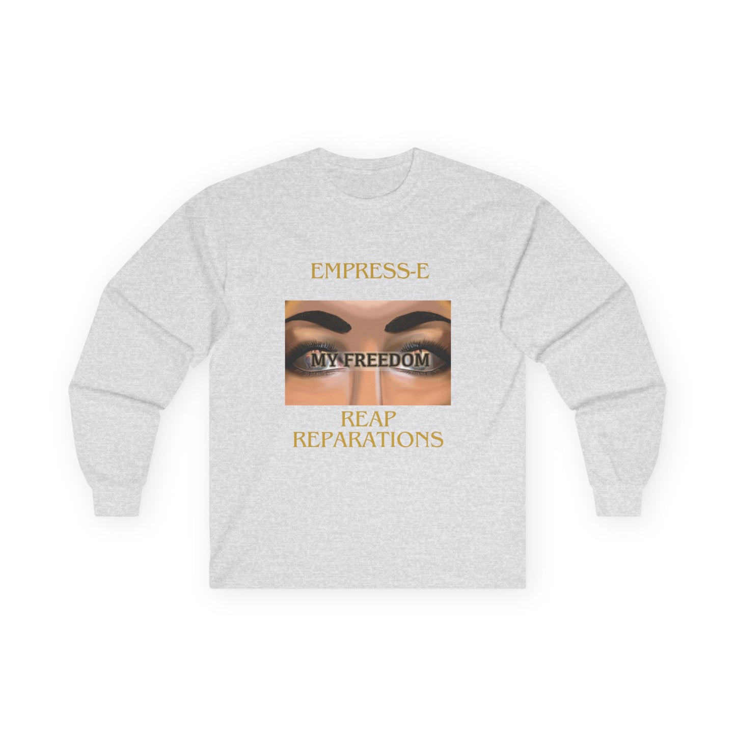 Black History Unisex Long Sleeve Tee - MY FREEDOM Design