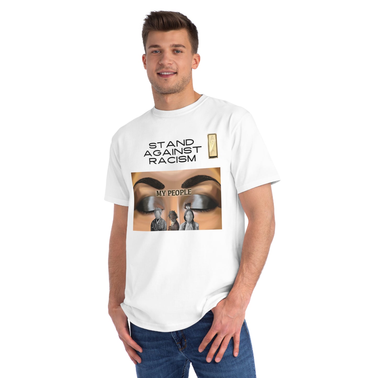 Stand Against Racism My people Organic Unisex T-Shirt