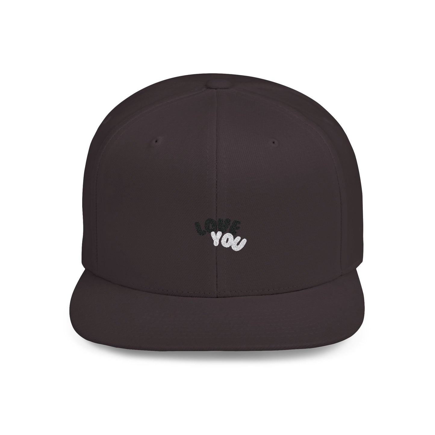 Snapback Hat with Love You Design