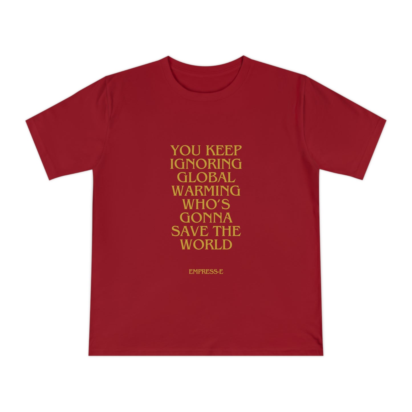 T-Shirt - GLOBAL WARMING TIME IS TICKING