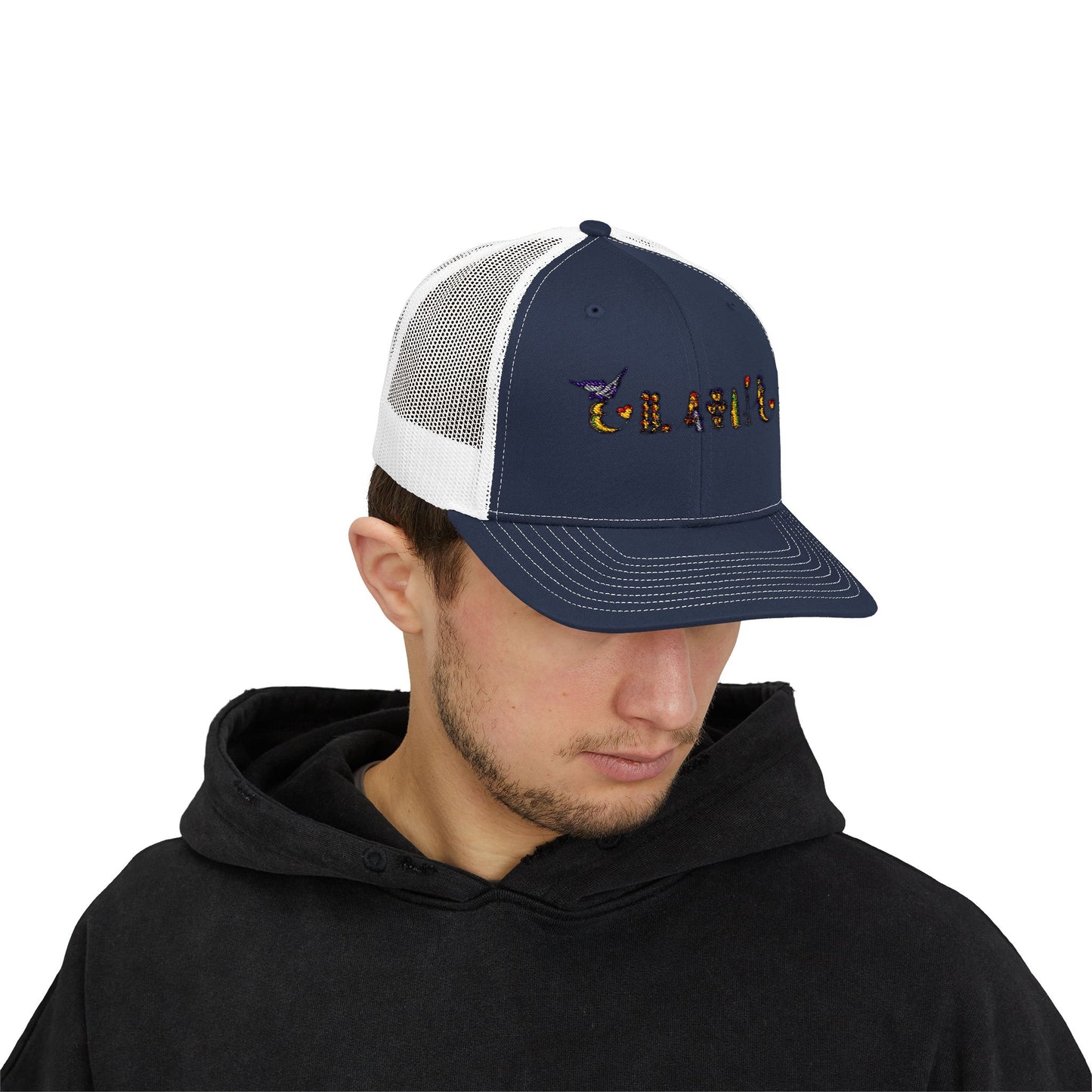 Snapback Trucker Cap with ELAINE - Design,Name Embroidered Cap,