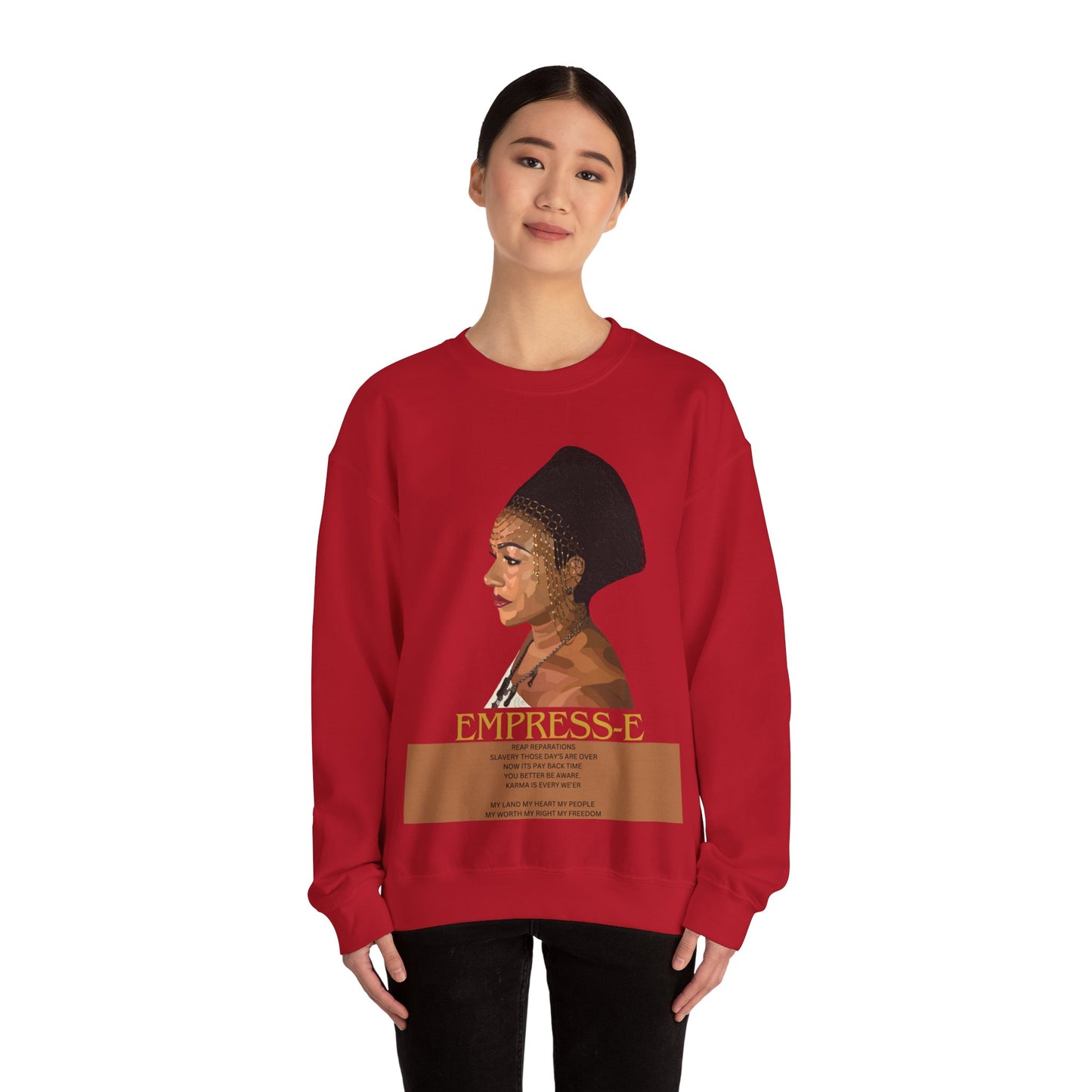 Sweatshirt My Land My Heart My People My Worth My Rights My Freedom Reparations