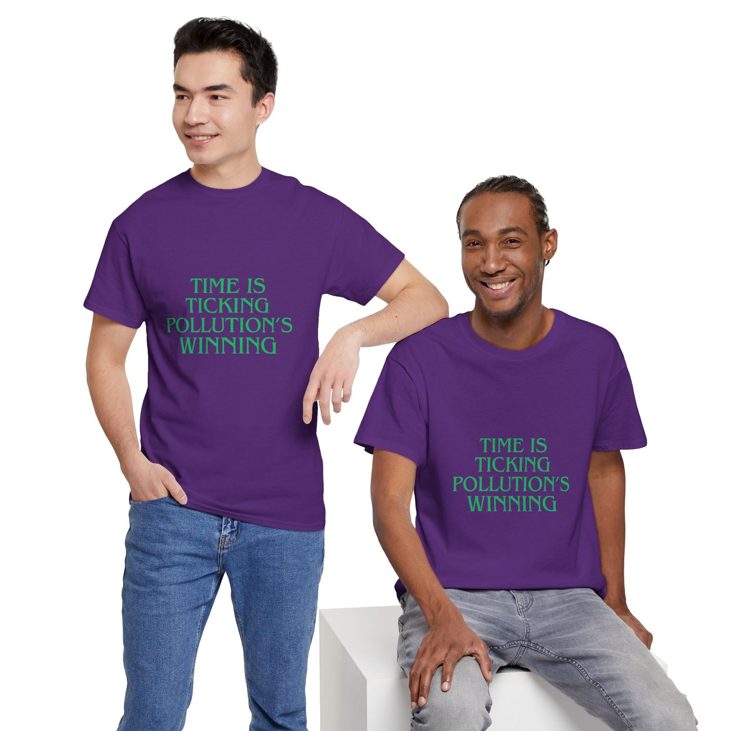 Unisex Heavy Cotton Tee, Time is ticking