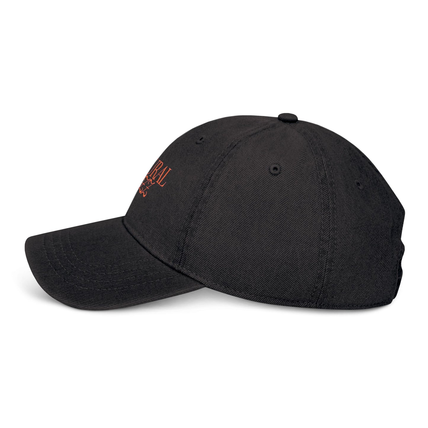 Natural Jazz Embroidered Denim Hat - Casual Unisex Style