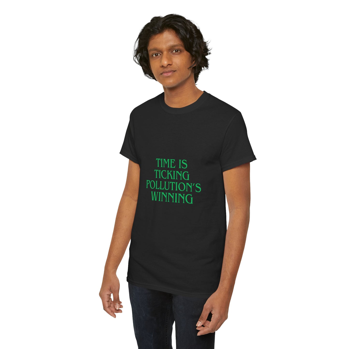 Unisex Heavy Cotton Tee, Time is ticking