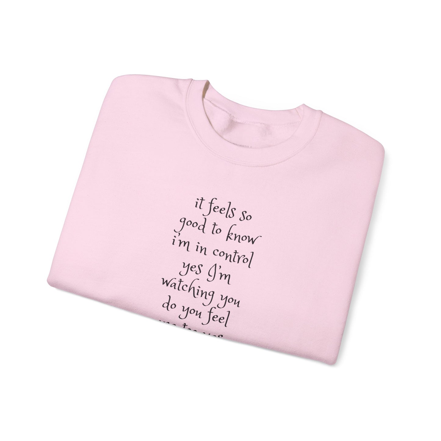 Music Lover Heavy Blend Sweatshirt - I'm Watching You Watching Me Rock Song SHADOO by Empress-E