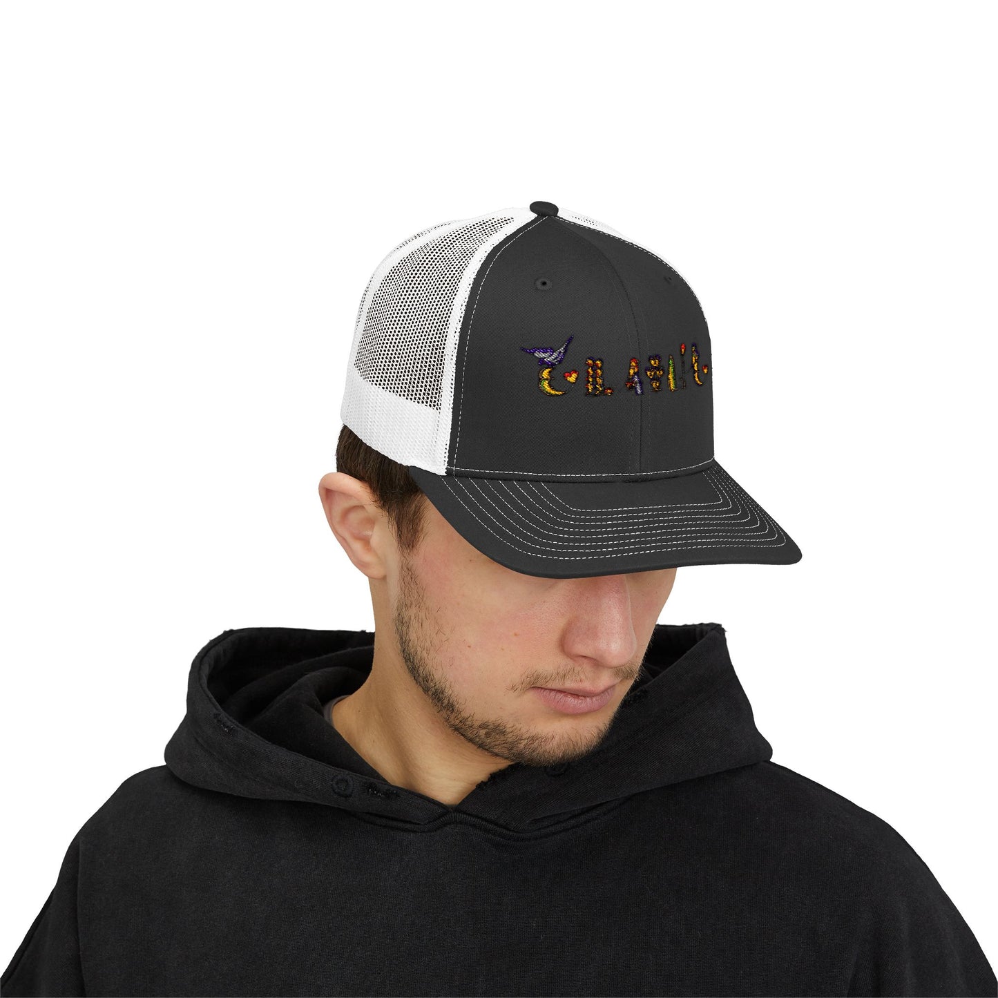 Snapback Trucker Cap with ELAINE - Design,Name Embroidered Cap,