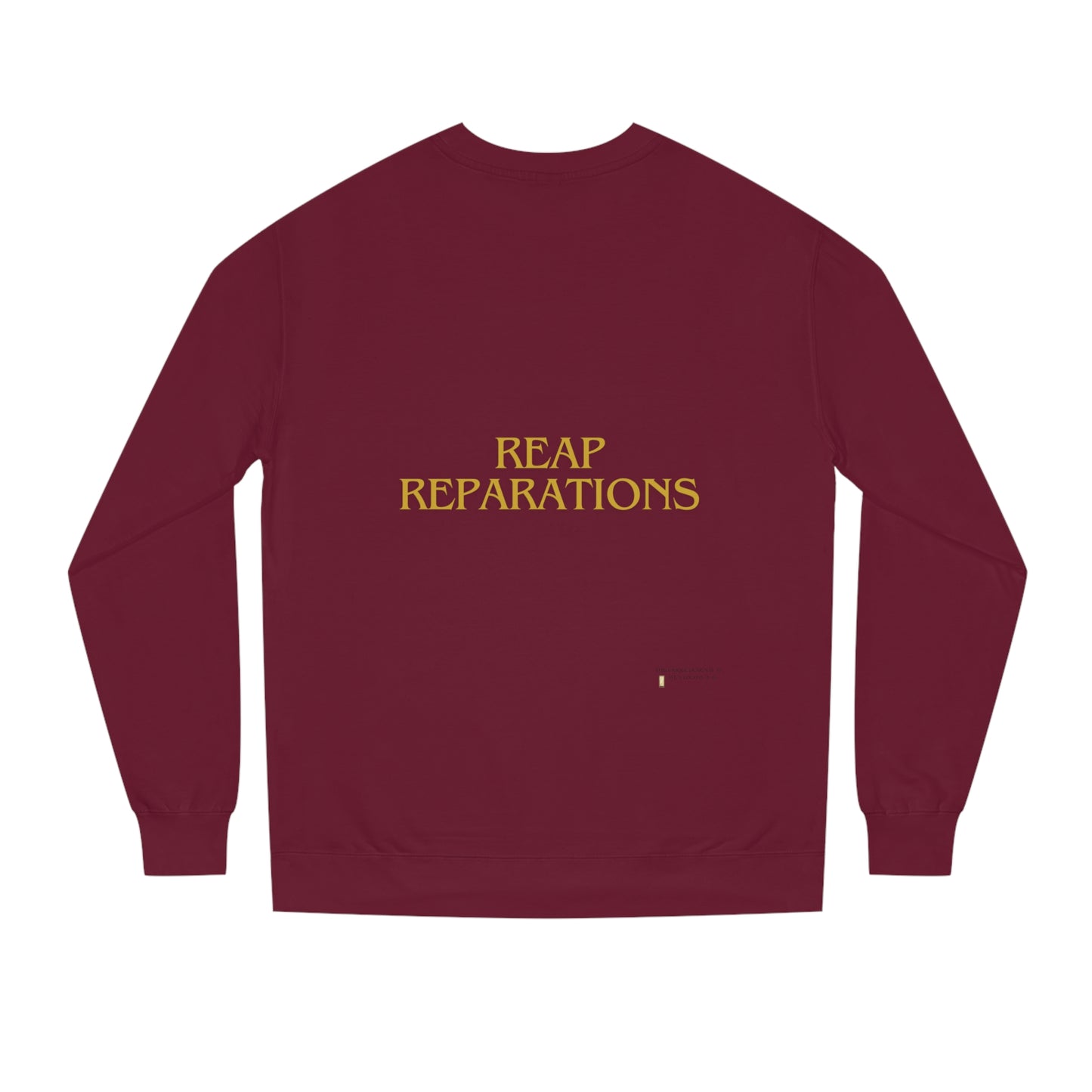 B- History Unisex Crew Neck Sweatshirt - MY WORTH Reparations, African American