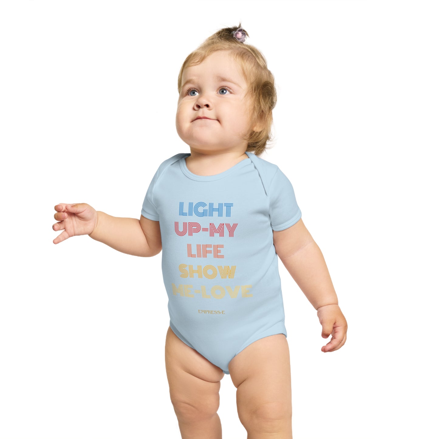 Short Sleeve Baby Bodysuit : LIVE LIFE LOVE