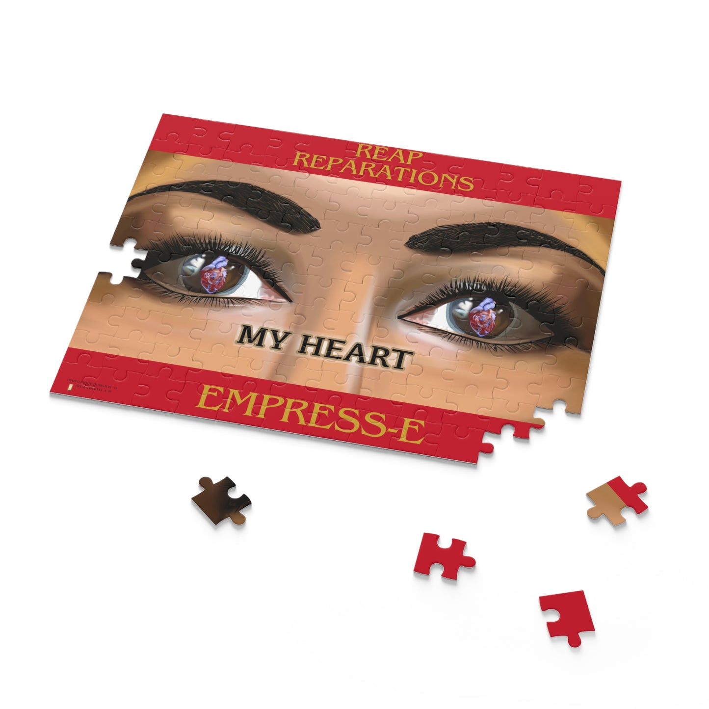 Puzzle (120, 252, 500-Piece) MY HEART- EMPRESS-E kwanzaa ,Christmas, birthday