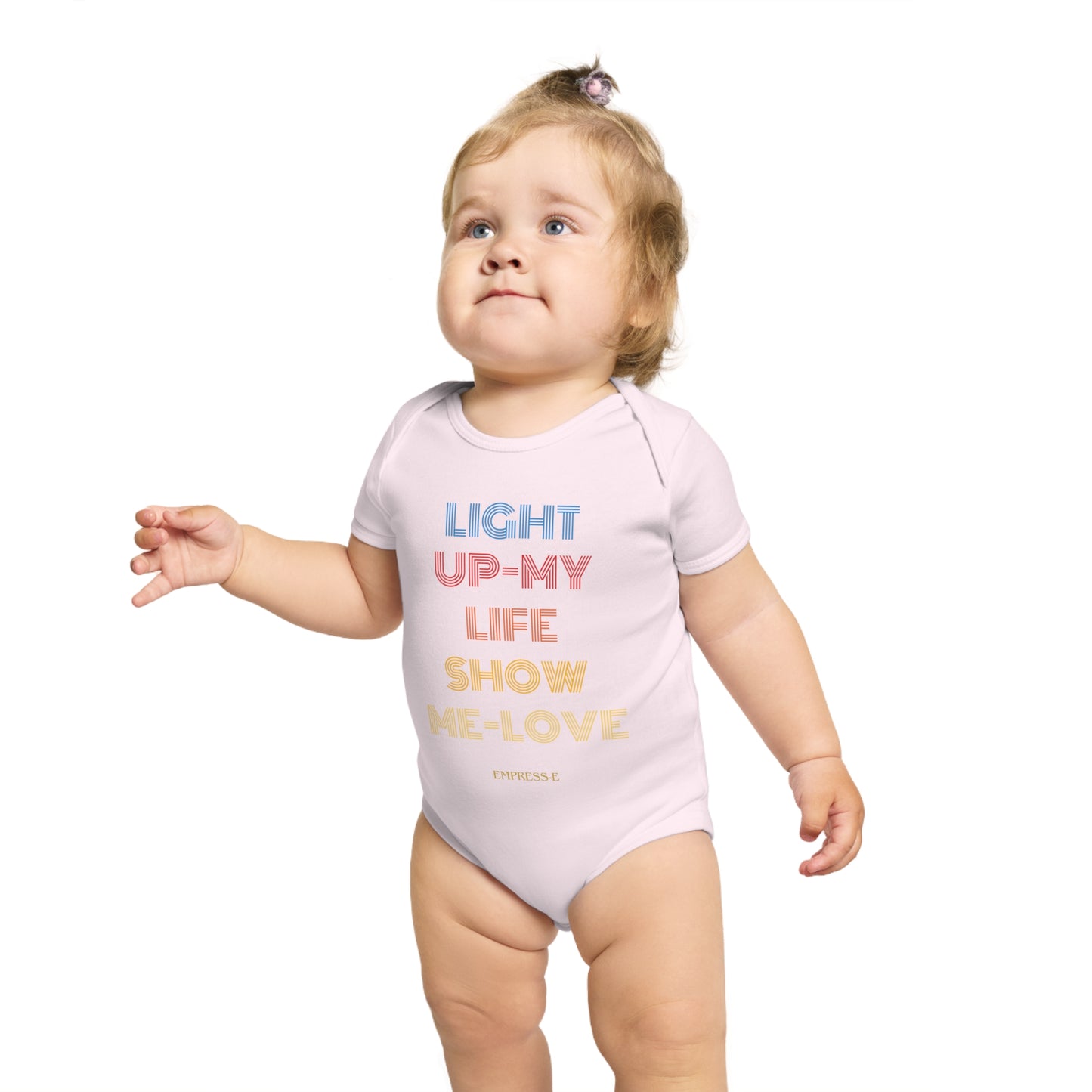 Short Sleeve Baby Bodysuit : LIVE LIFE LOVE