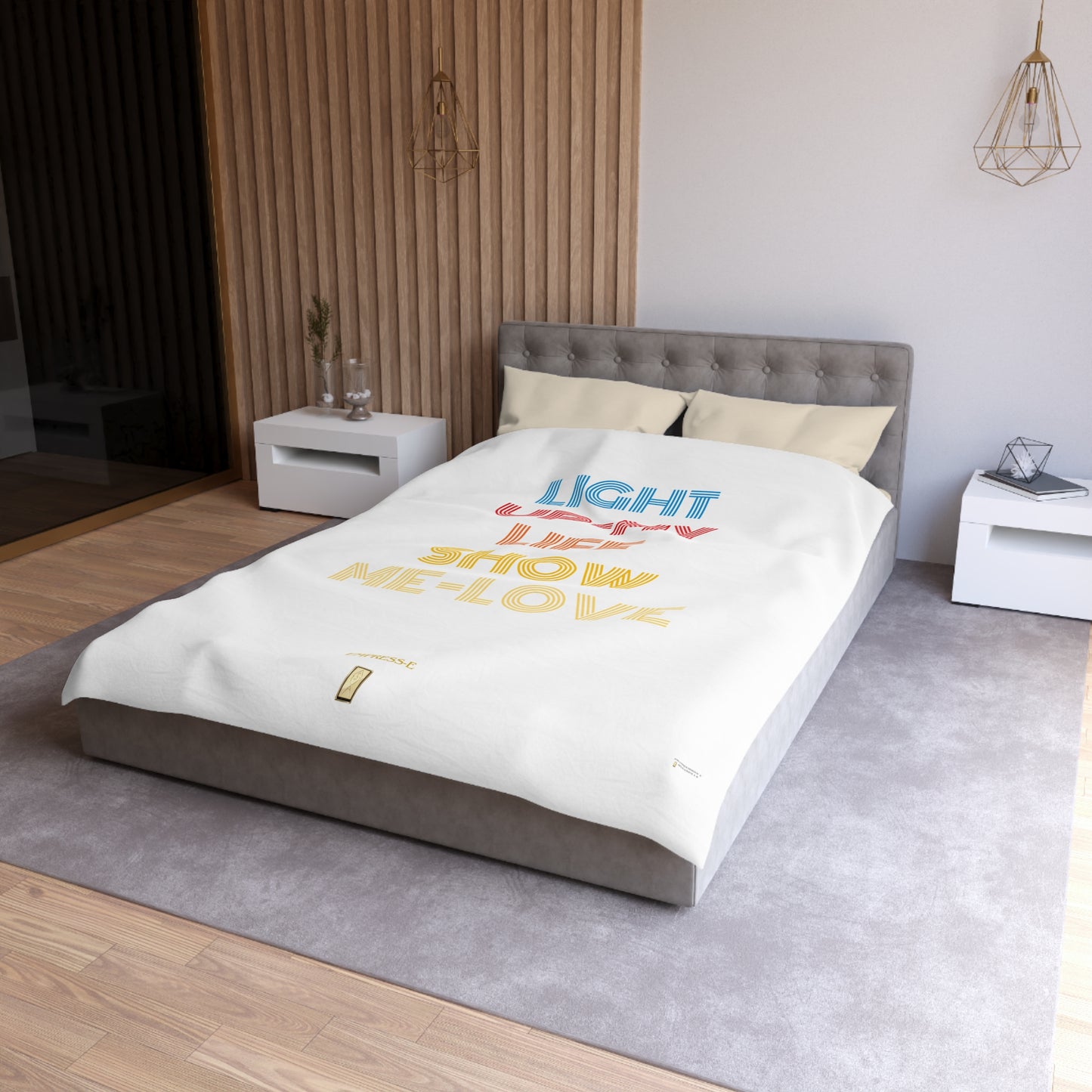 Duvet Cover - Light Up My Life show me love