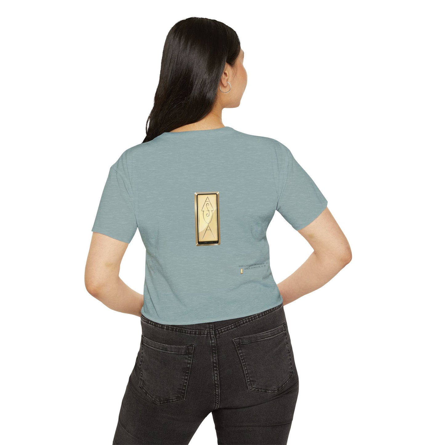 Women's Crop Top - Stand against racism AFUA, Festival Shirt, Music Festival Top, Boho Chic Clothing, Activist Apparel