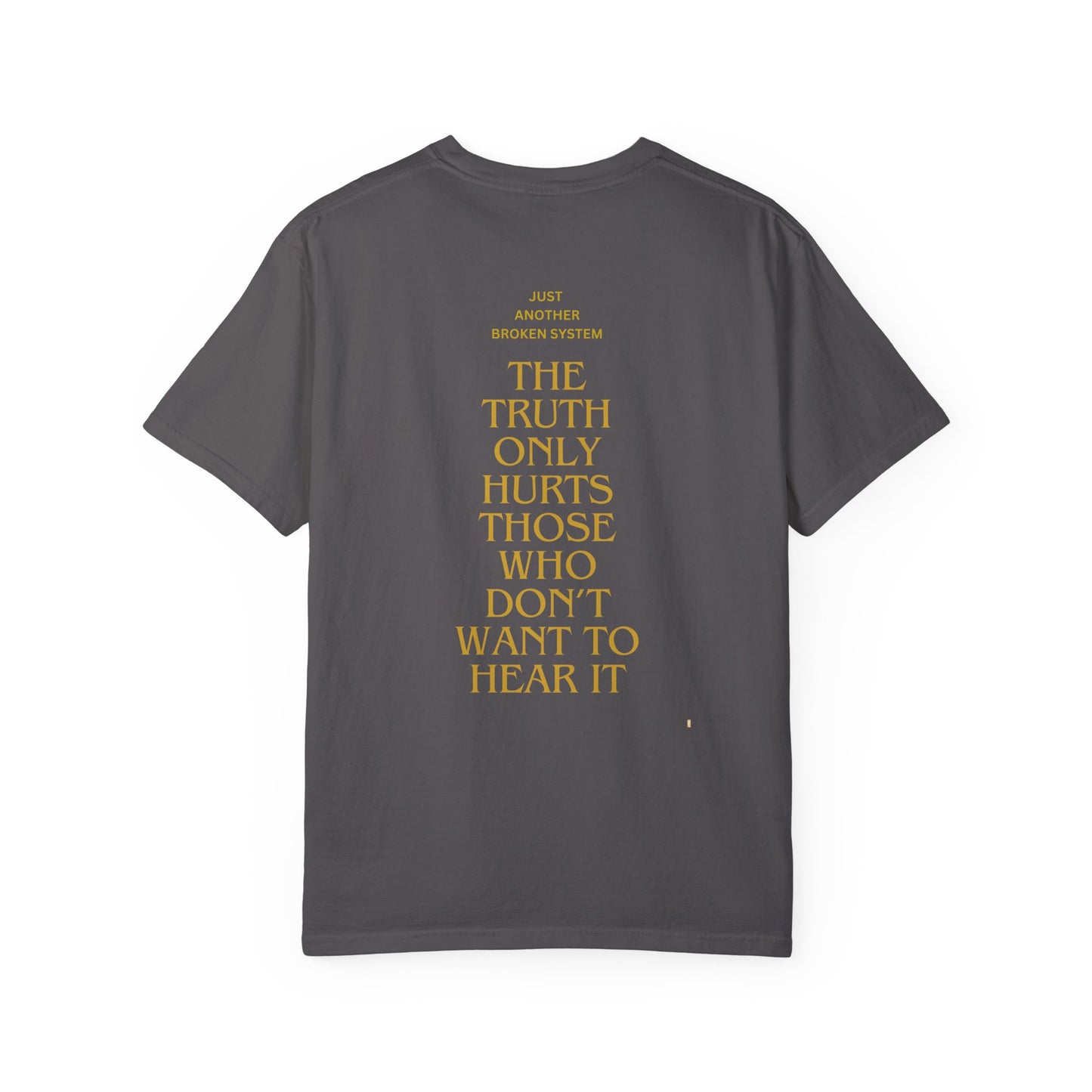 Unisex Garment-Dyed T-shirt- Your political system is broken