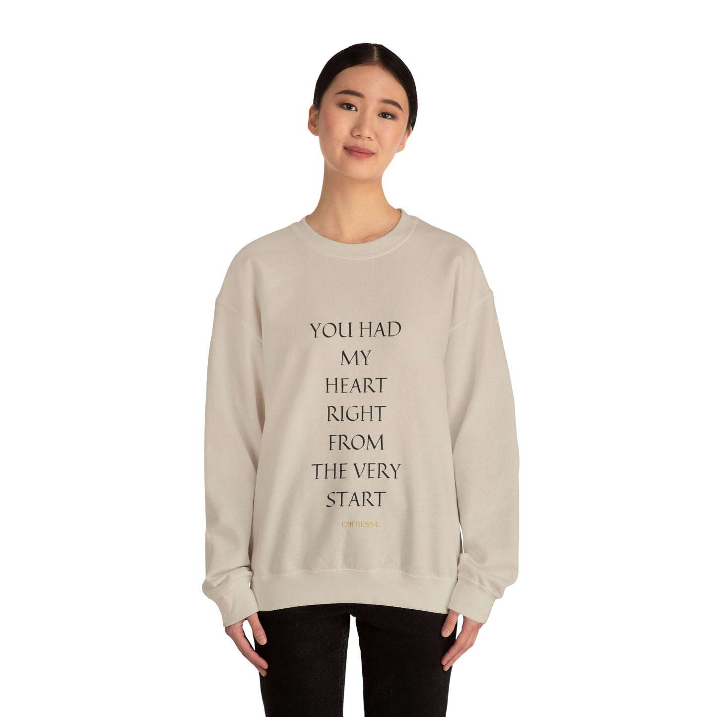 Soulmate Unisex Sweatshirt - You Had My Heart From the Start