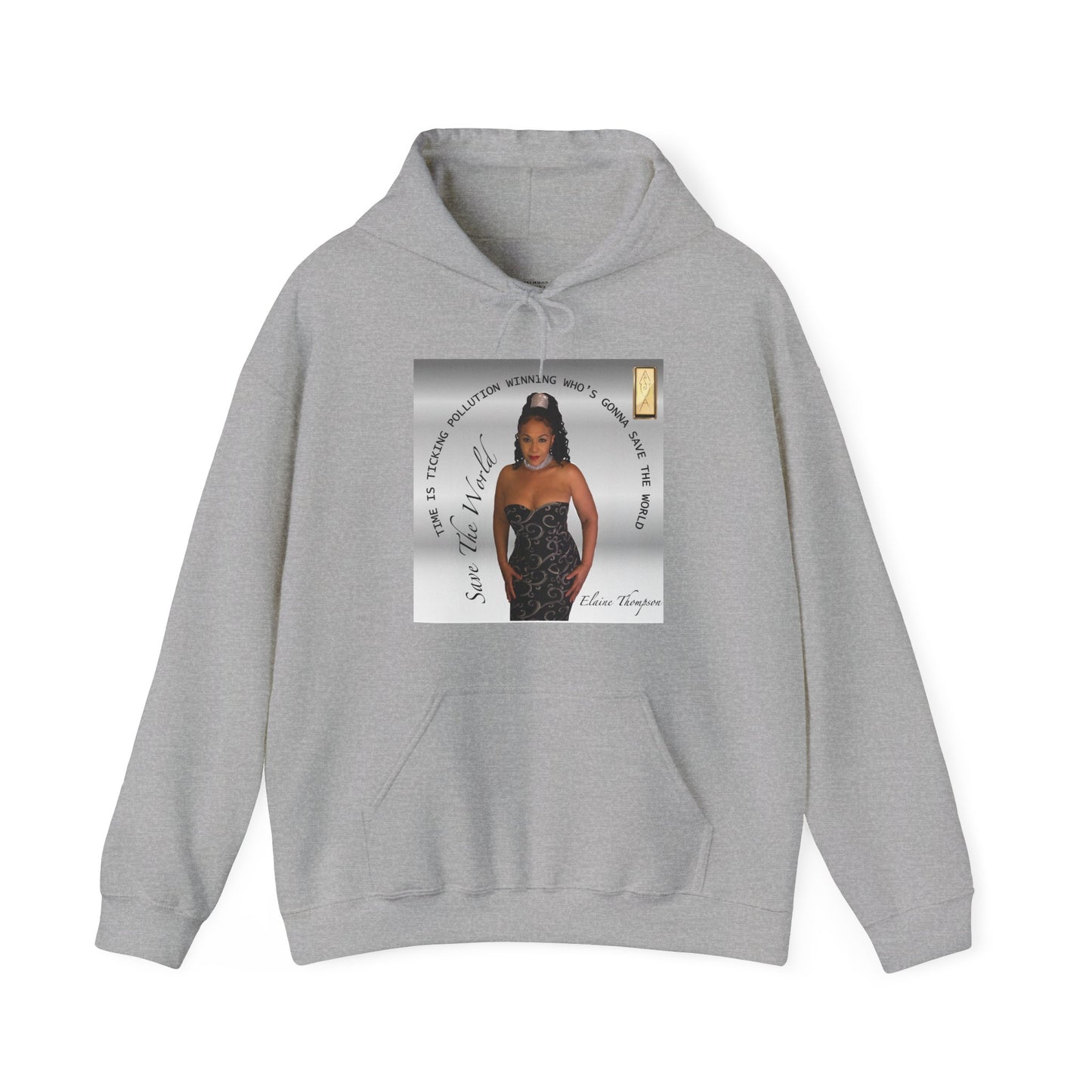 Hooded Sweatshirt - Save the World - Global Warming Awareness