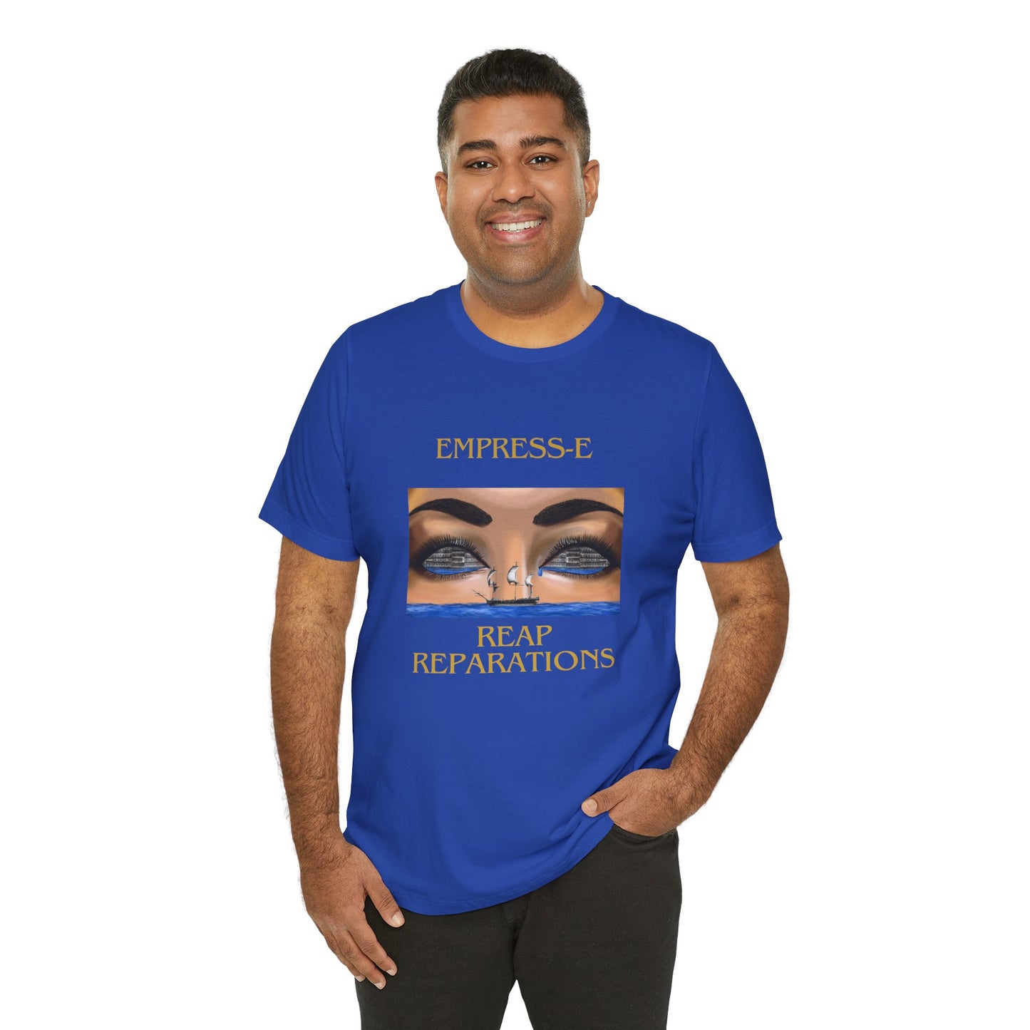 T-Shirt REAP REPARATIONS Crying Eyes Unisex Jersey Short Sleeve Tee