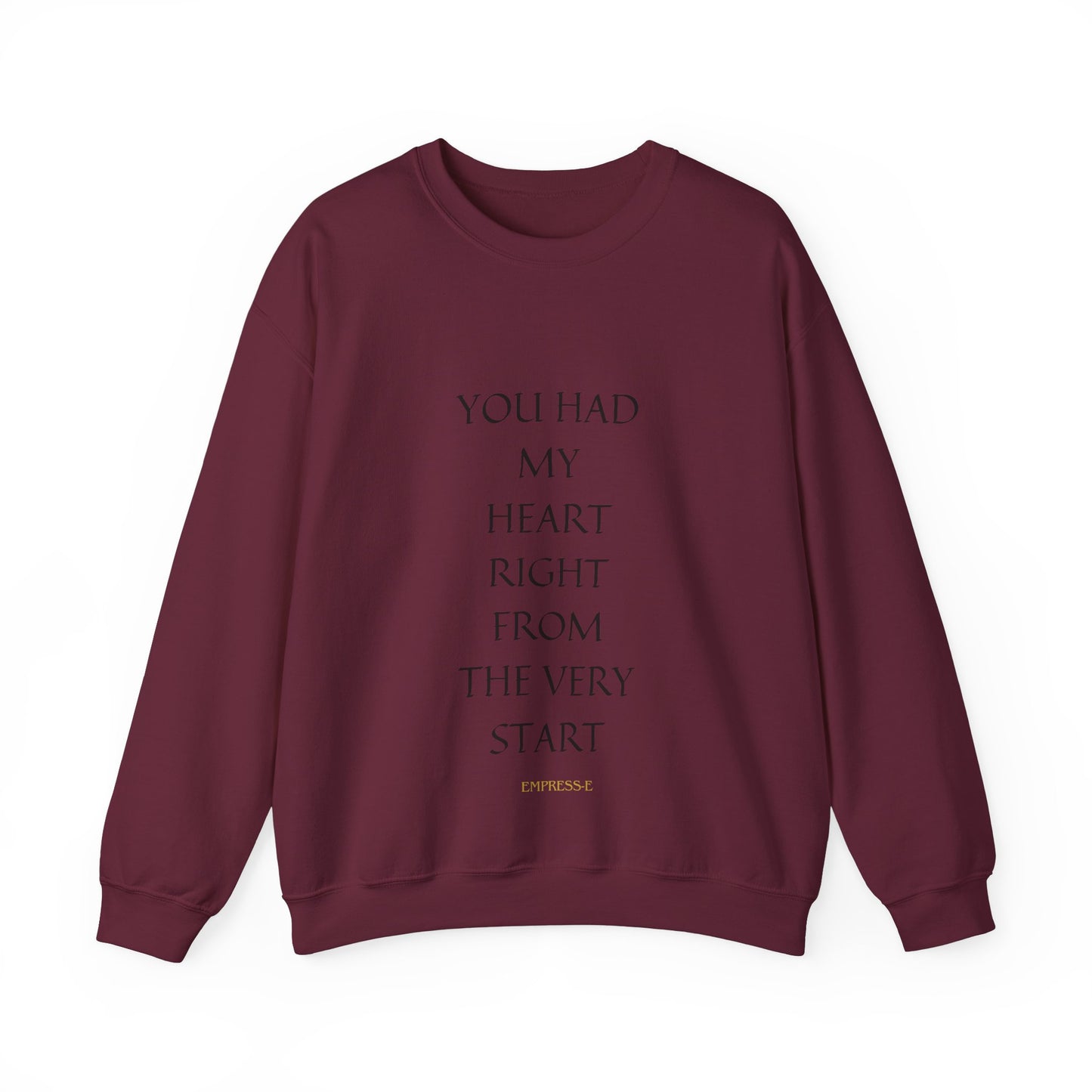 Soulmate Unisex Sweatshirt - You Had My Heart From the Start