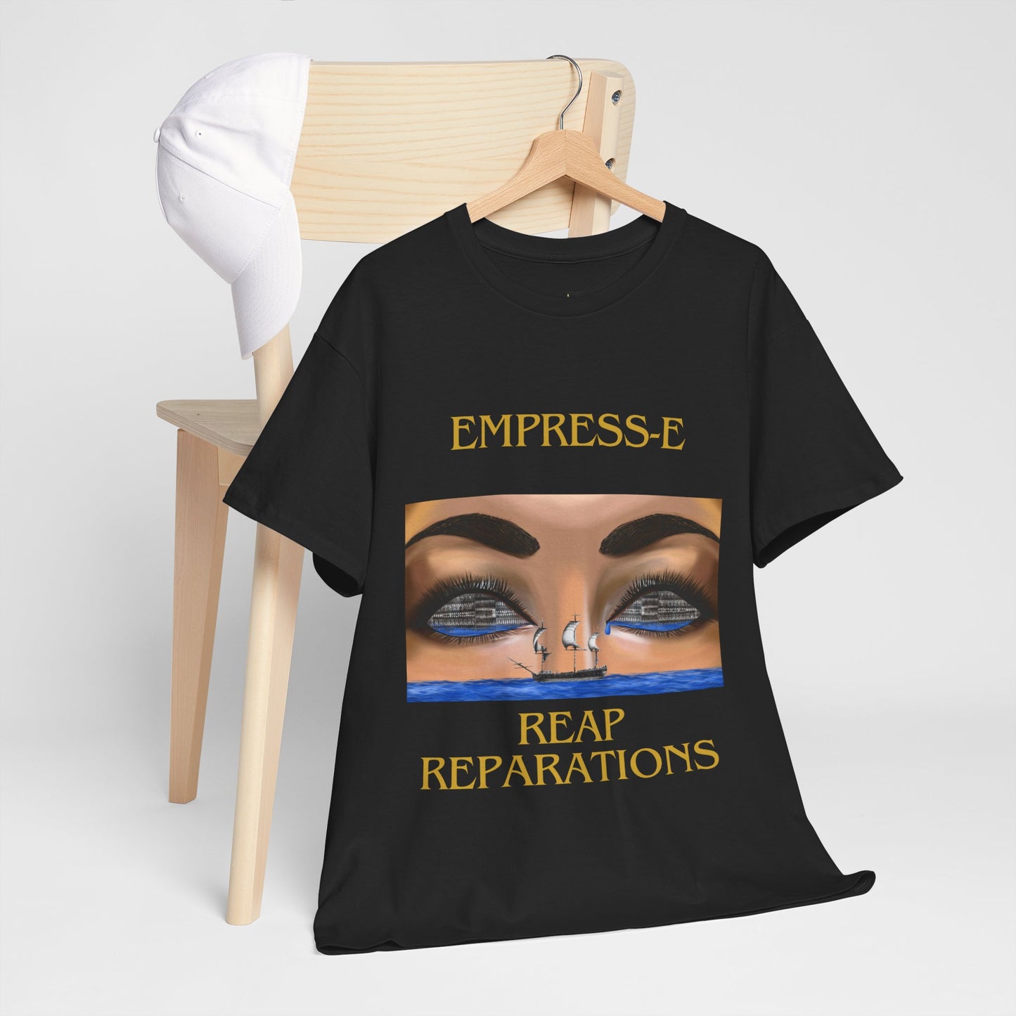 T-Shirt REAP REPARATIONS slave ships eyes black history