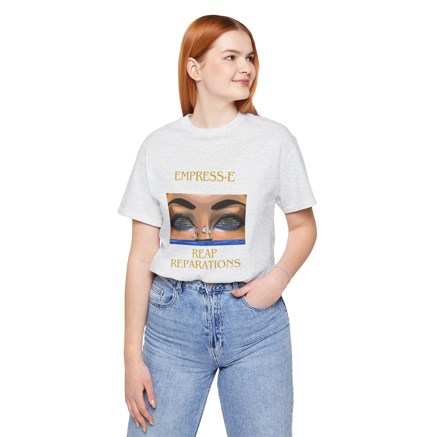T-Shirt REAP REPARATIONS Crying Eyes Unisex Jersey Short Sleeve Tee