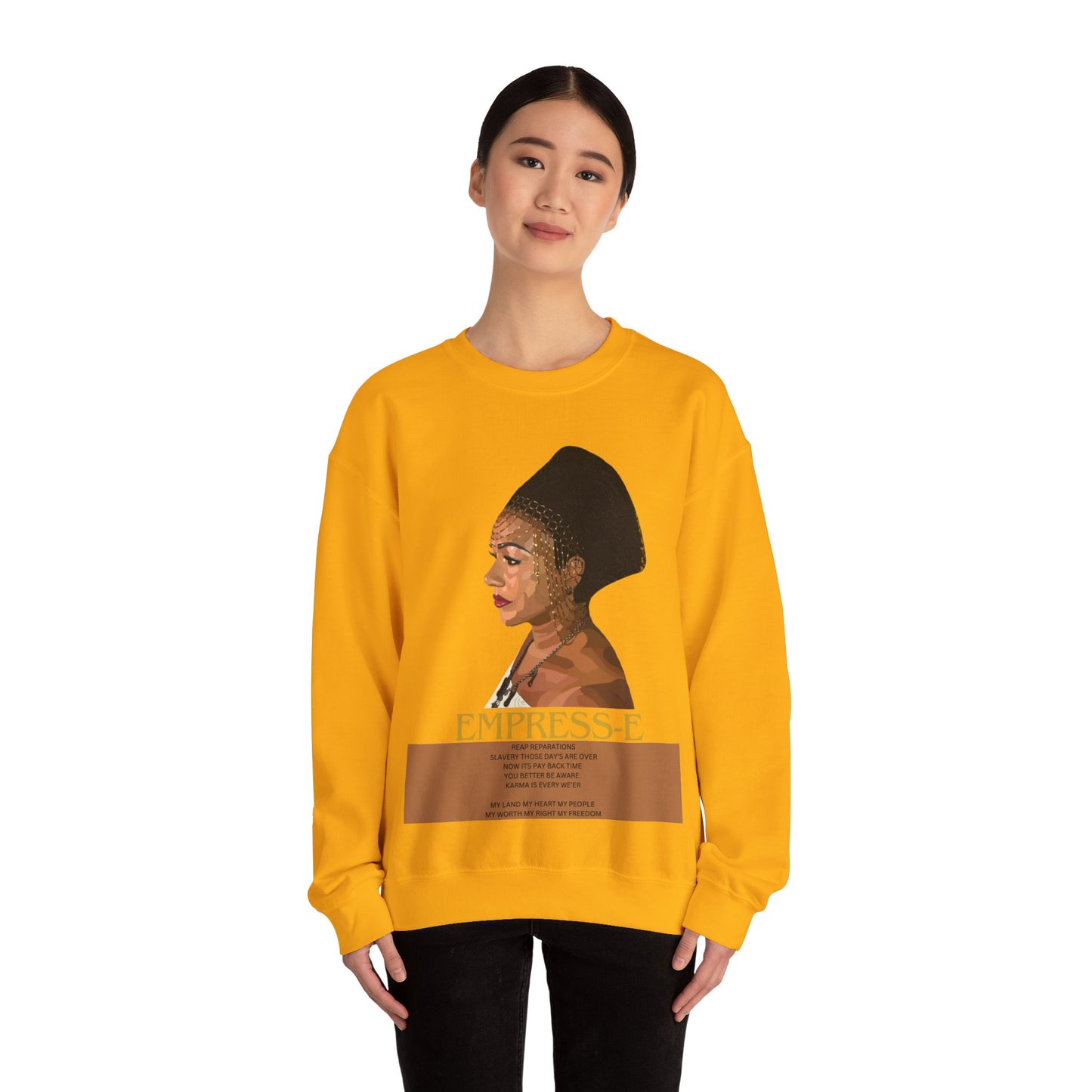 Sweatshirt My Land My Heart My People My Worth My Rights My Freedom Reparations