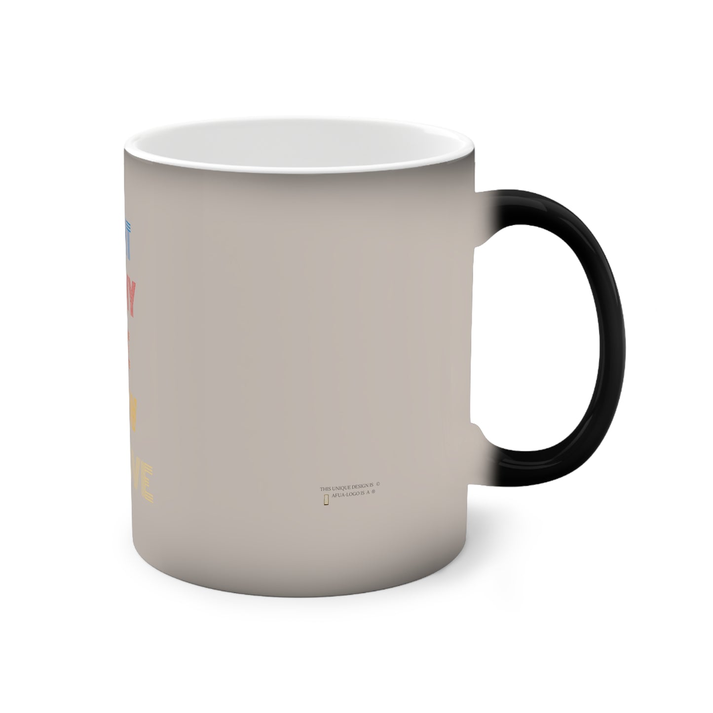 Color-Changing Coffee Mug - "Light Up My Life, Show Me Love" - Gift for Coffee Lovers
