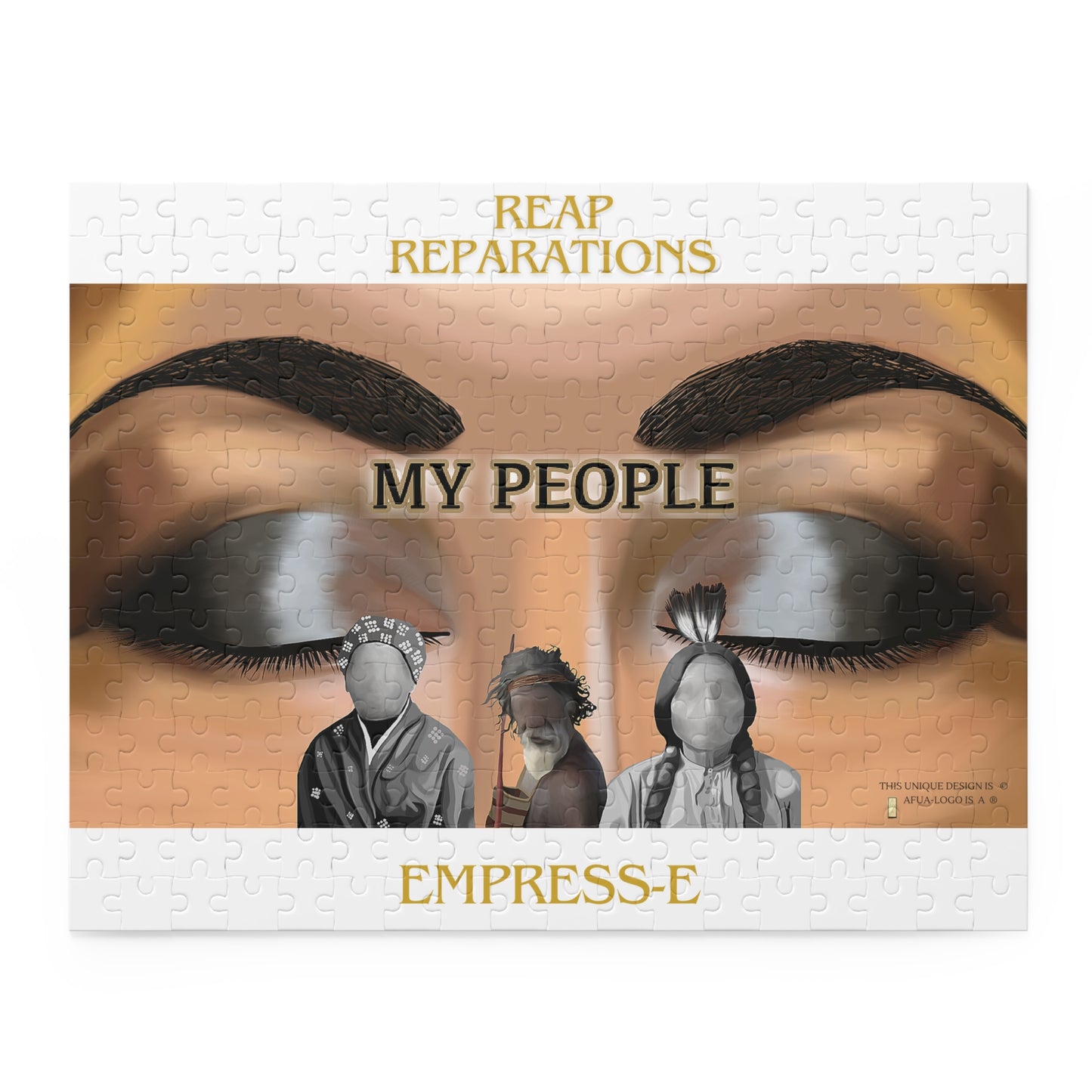 Puzzle (120, 252, 500-Piece) EMPRESS-E my people Reap Reparations, Heritage,