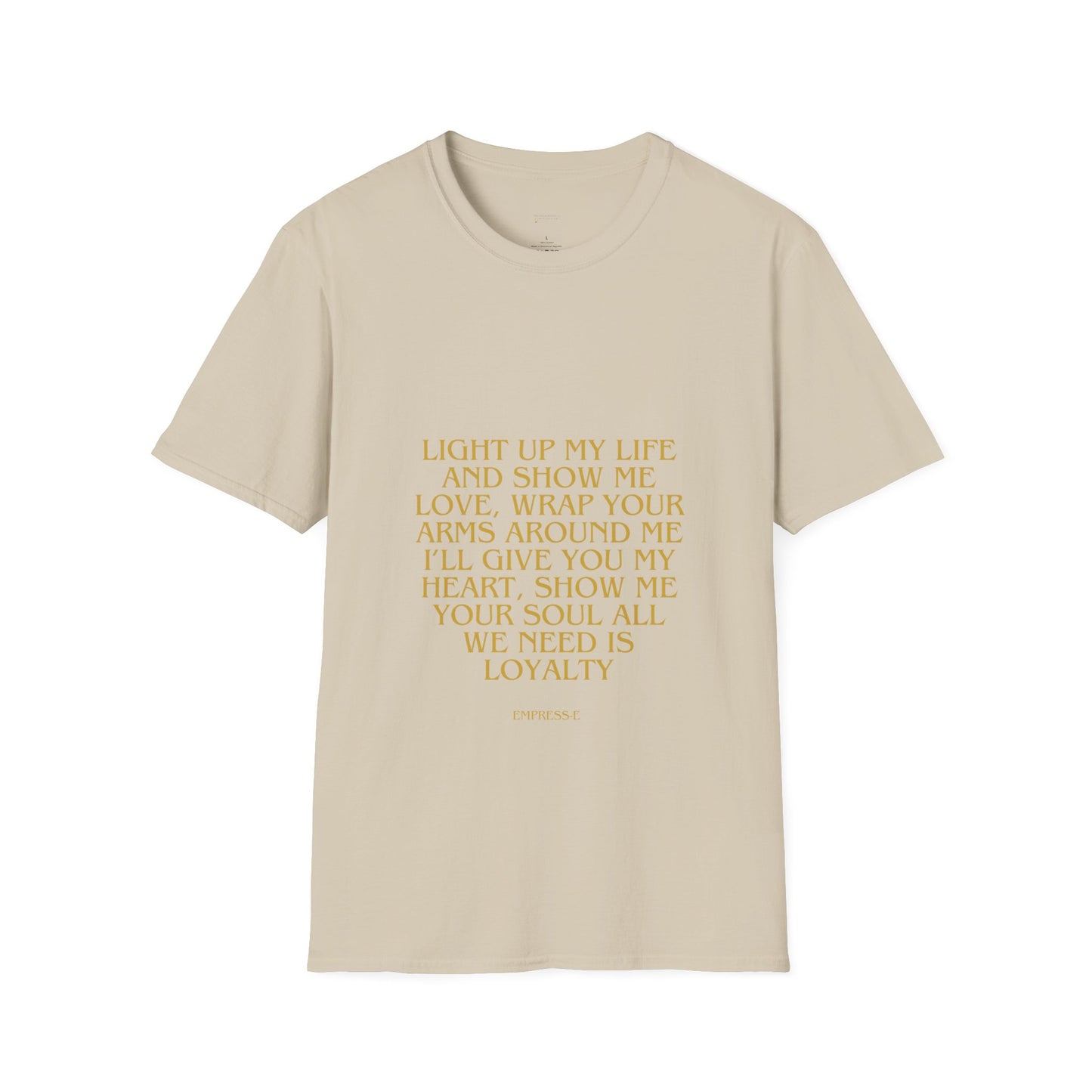 Graphic Tee Live Life and Love Unisex T-Shirt