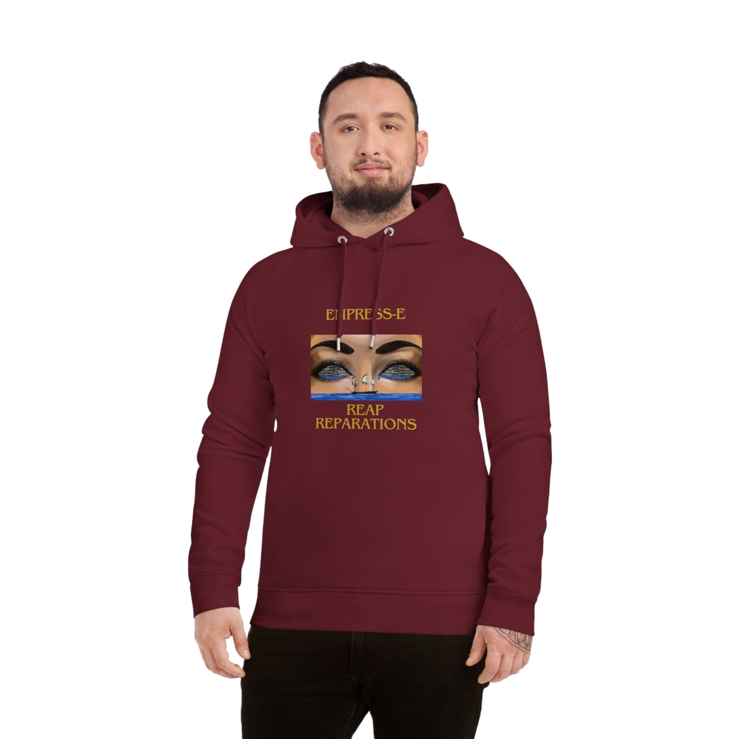 Hoodie - Slave Ship Reap Reparation EMPRESS-E Black History Design