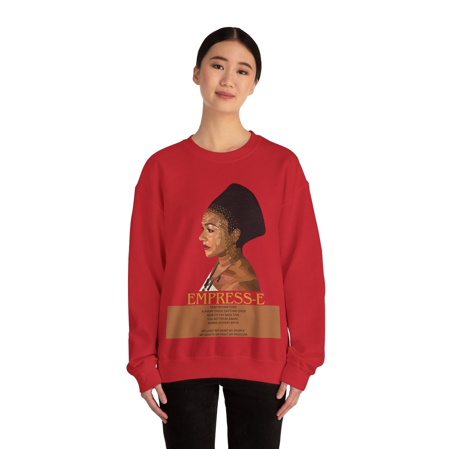 Sweatshirt My Land My Heart My People My Worth My Rights My Freedom Reparations
