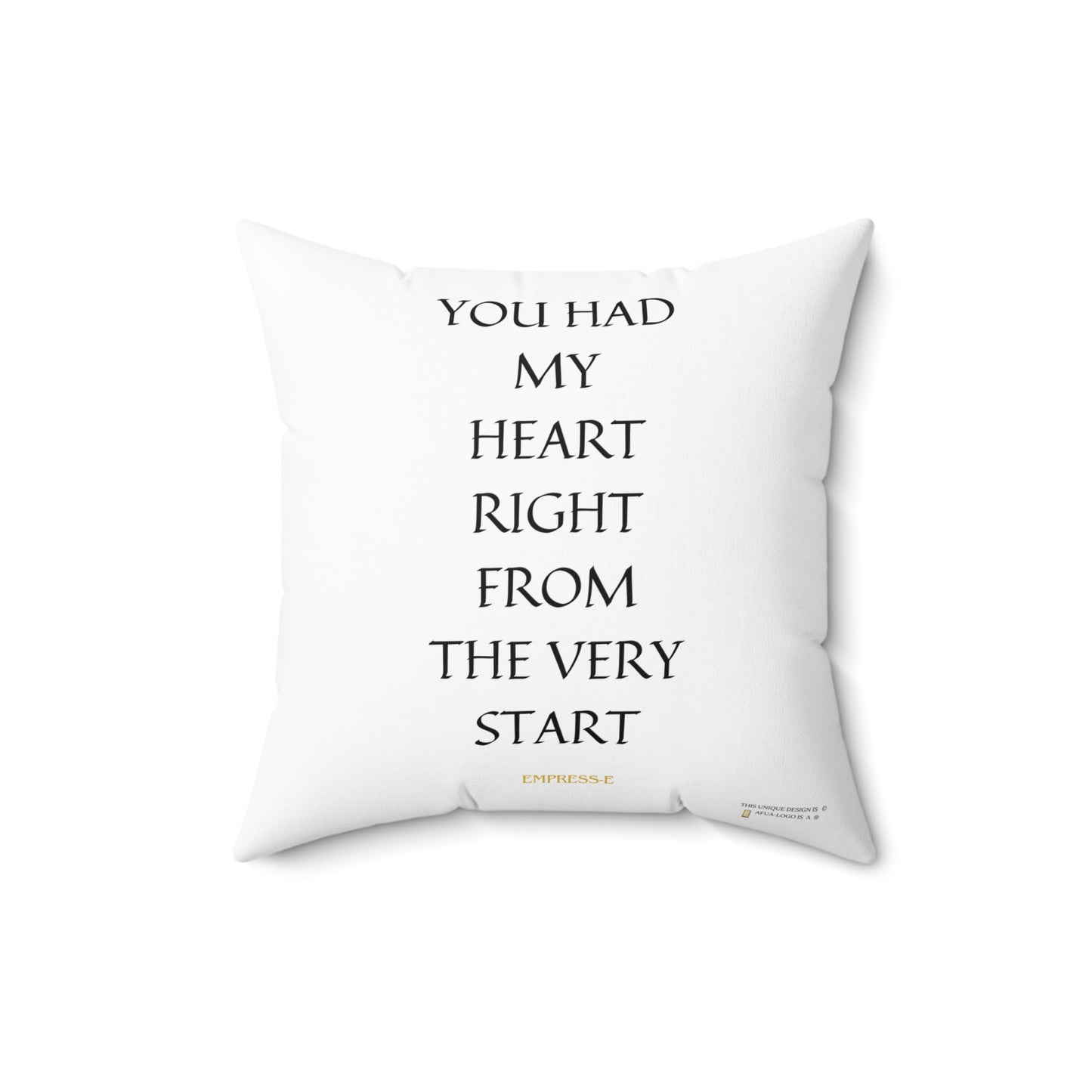 Square Pillow Soulmate Design